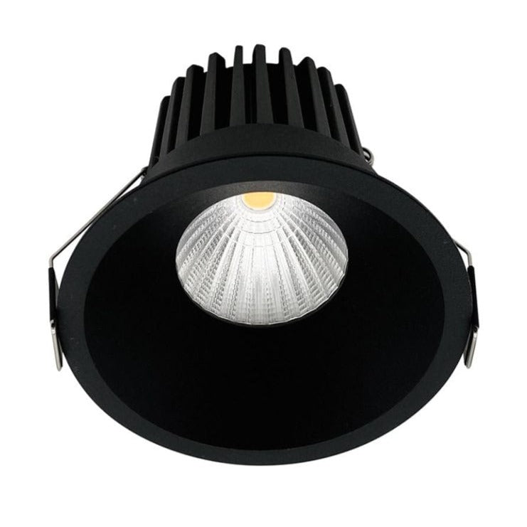 Green Earth Lighting Australia LED downlight 12W Black Tri-Colour Trimless Aluminium LED Downlight 90mm cut out DL220BK