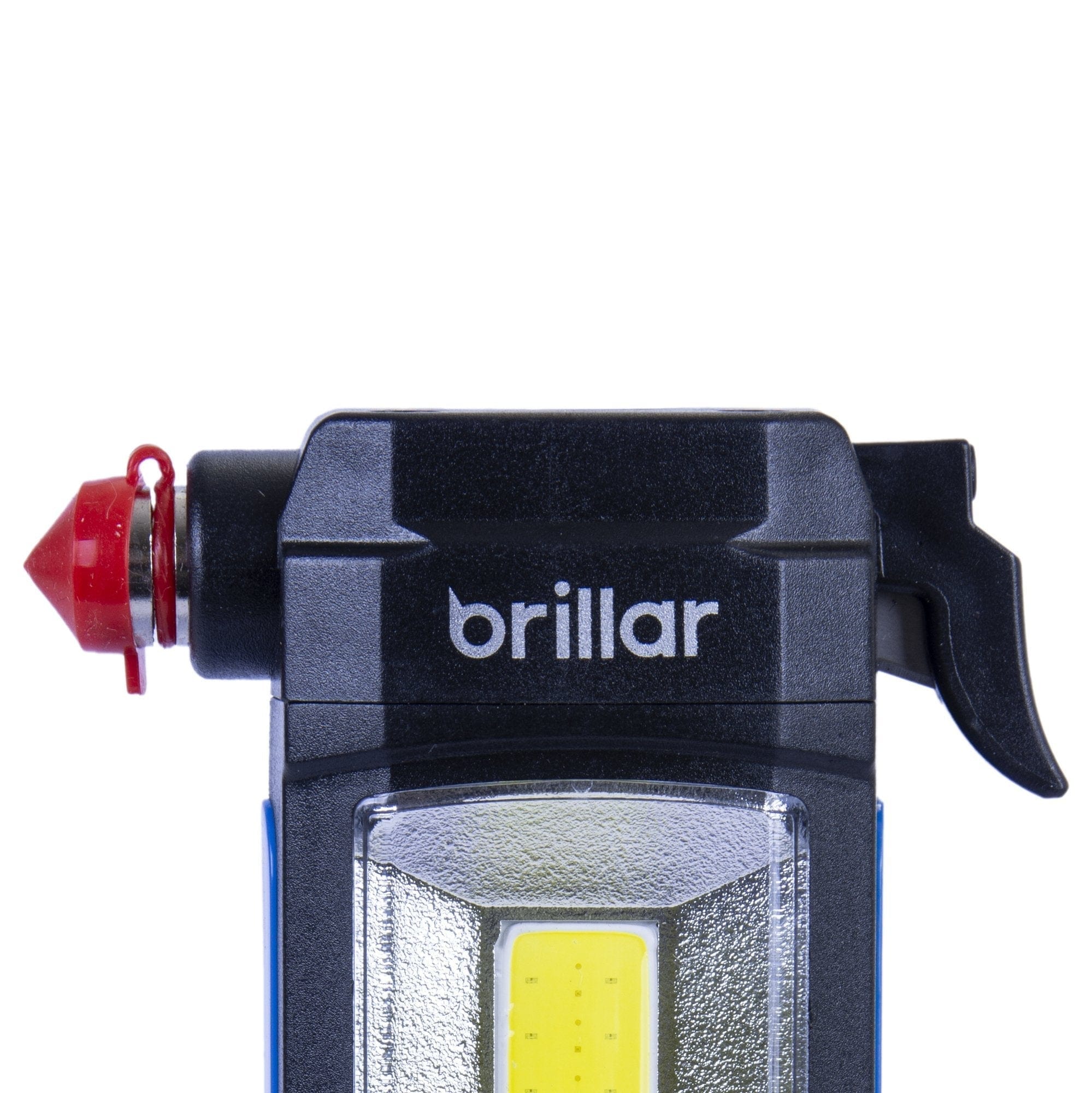 Brillar Electrical Emergency Torch, Seatbelt Cutter, Window Breaker - Black BR0042-Black