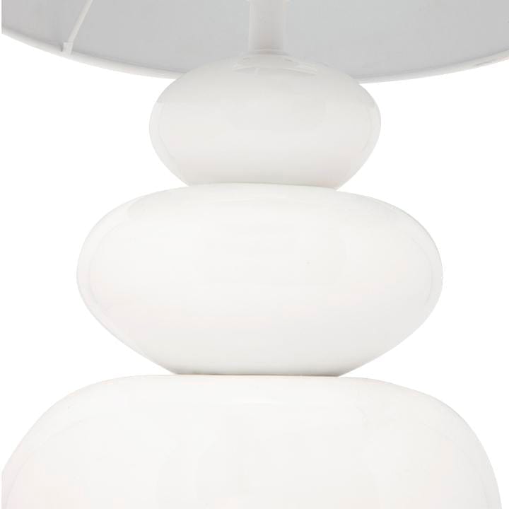 CAFE LIGHTING & LIVING Table Lamp Koa Table Lamp - White Matt Ceramic 12231