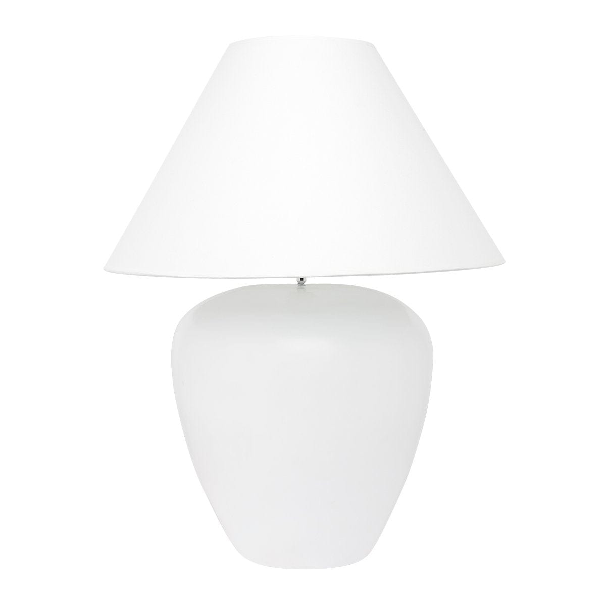 CAFE LIGHTING & LIVING Table Lamp Picasso Table Lamp - White w White Shade B13285