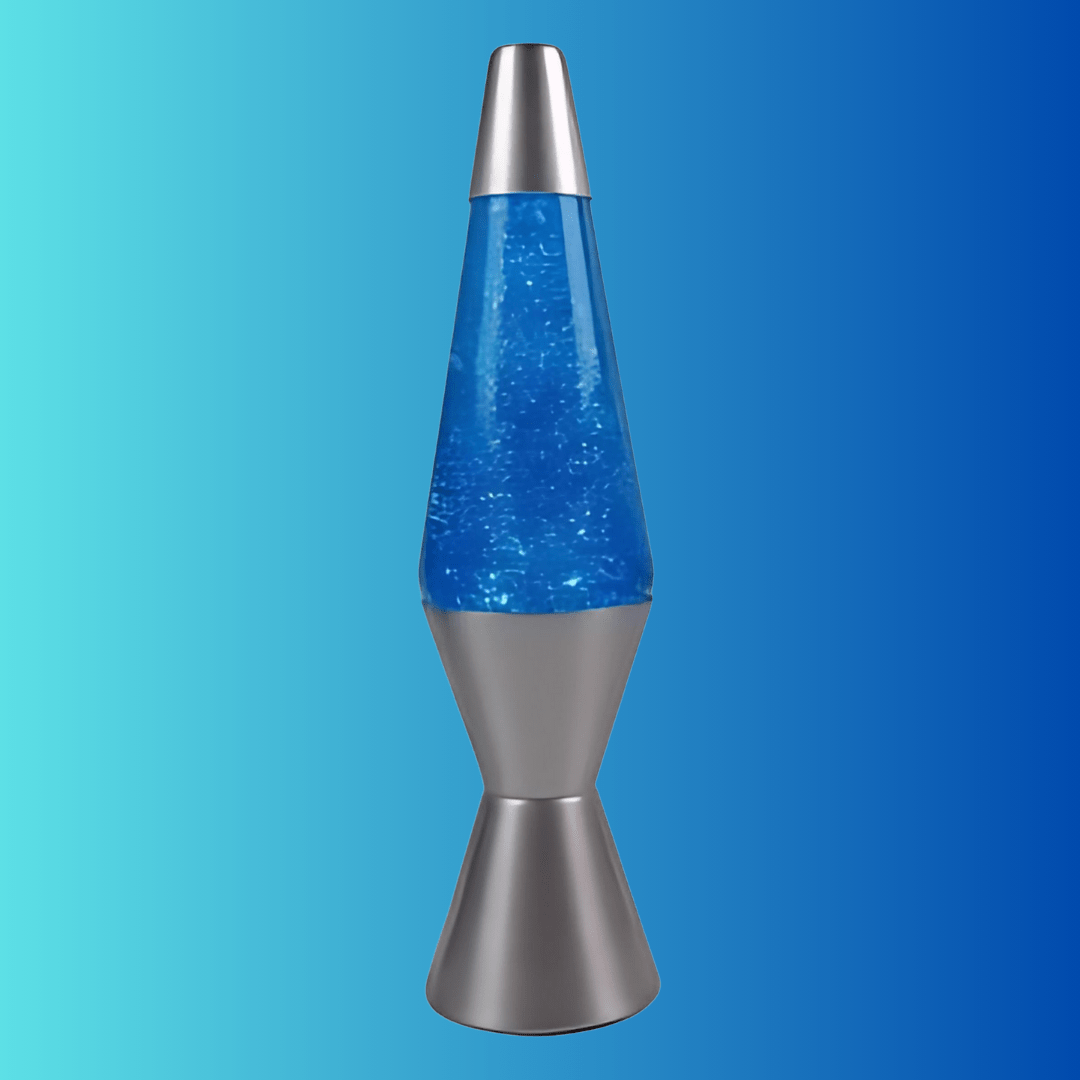 EOE Special Effects Lighting Lava Lamp Diamond Motion Large 37cm - Blue Glitter KM802AG