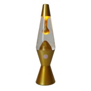 EOE Special Effects Lighting Metallic Gold Lava Lamp KM802N5