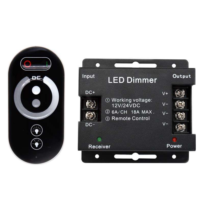 Green Earth Lighting Australia Dimmer 12-24 Volt DC Dimming Switch with Wireless Remote 12-24DIM-WR