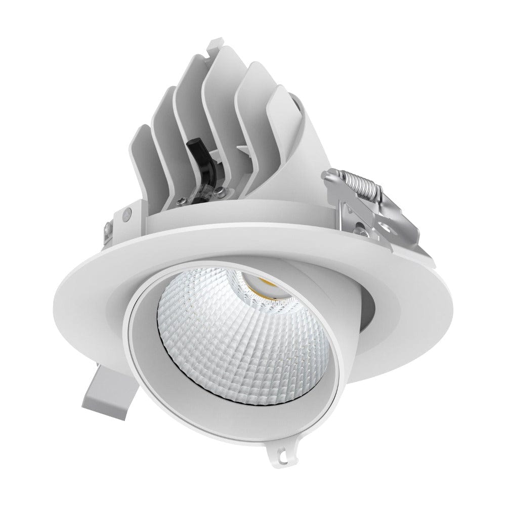 Green Earth Lighting Australia DOWNLIGHTS White Infinite 112 25W Tri-Colour Adjustable LED Downlight 160mm cut out DL-20472