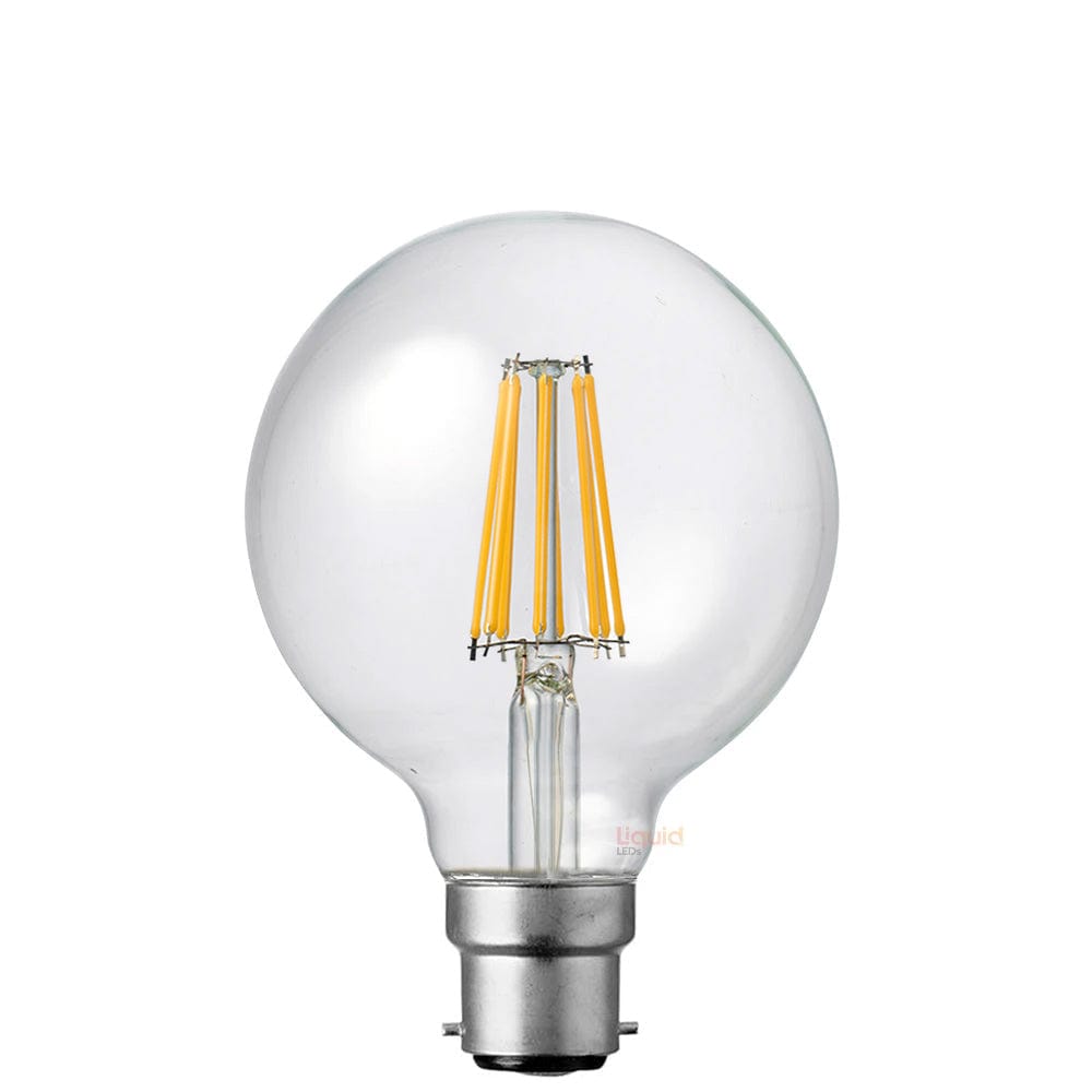 Green Earth Lighting Australia Globe Bulbs 14W G95 Clear Dimmable LED Globe (B22) in Natural White F1422-G95-C-40K