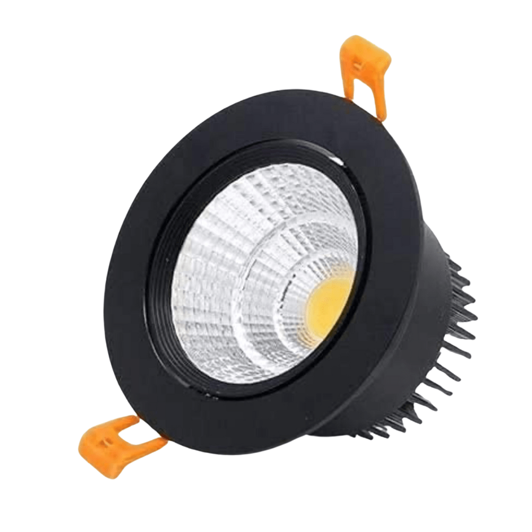 Green Earth Lighting Australia LED Downlight 20W COB Tilt Tri Colour Dimmable LED Downlight 120mm cut out GE8033BL