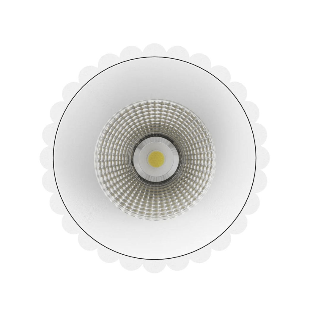Green Earth Lighting Australia surface mount downlight 12W LED Matte White Tri-Colour Costated Surface Mount Downlight LC410WR