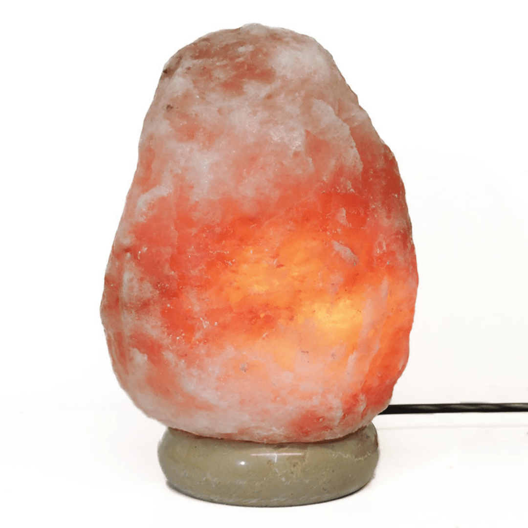 Green Earth Salt lamp 3-5kg Himalayan Salt Lamp on Marble Base 3KGMAR