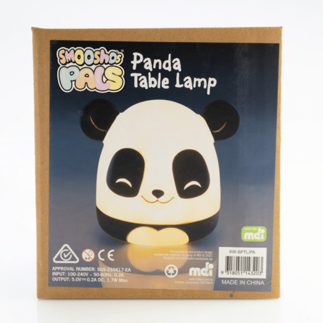 Greenearth Children’s Table Lamp Smoosho's Pals Panda Table Lamp Night Light XW-SPTL/PA