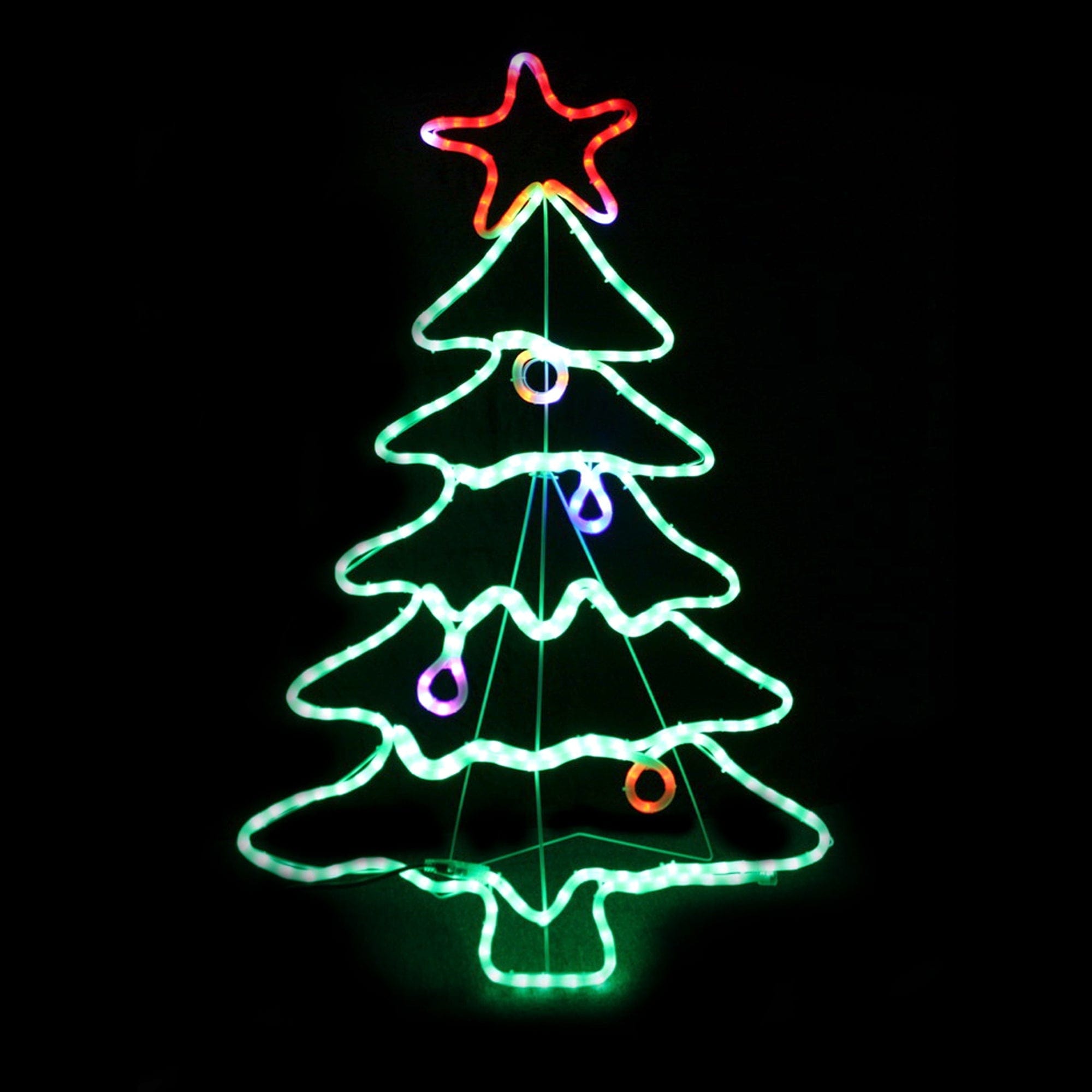 Lexi Lighting Christmas Ceiling & Wall Decoration 114cm LED Christmas Tree LL0013R012-P