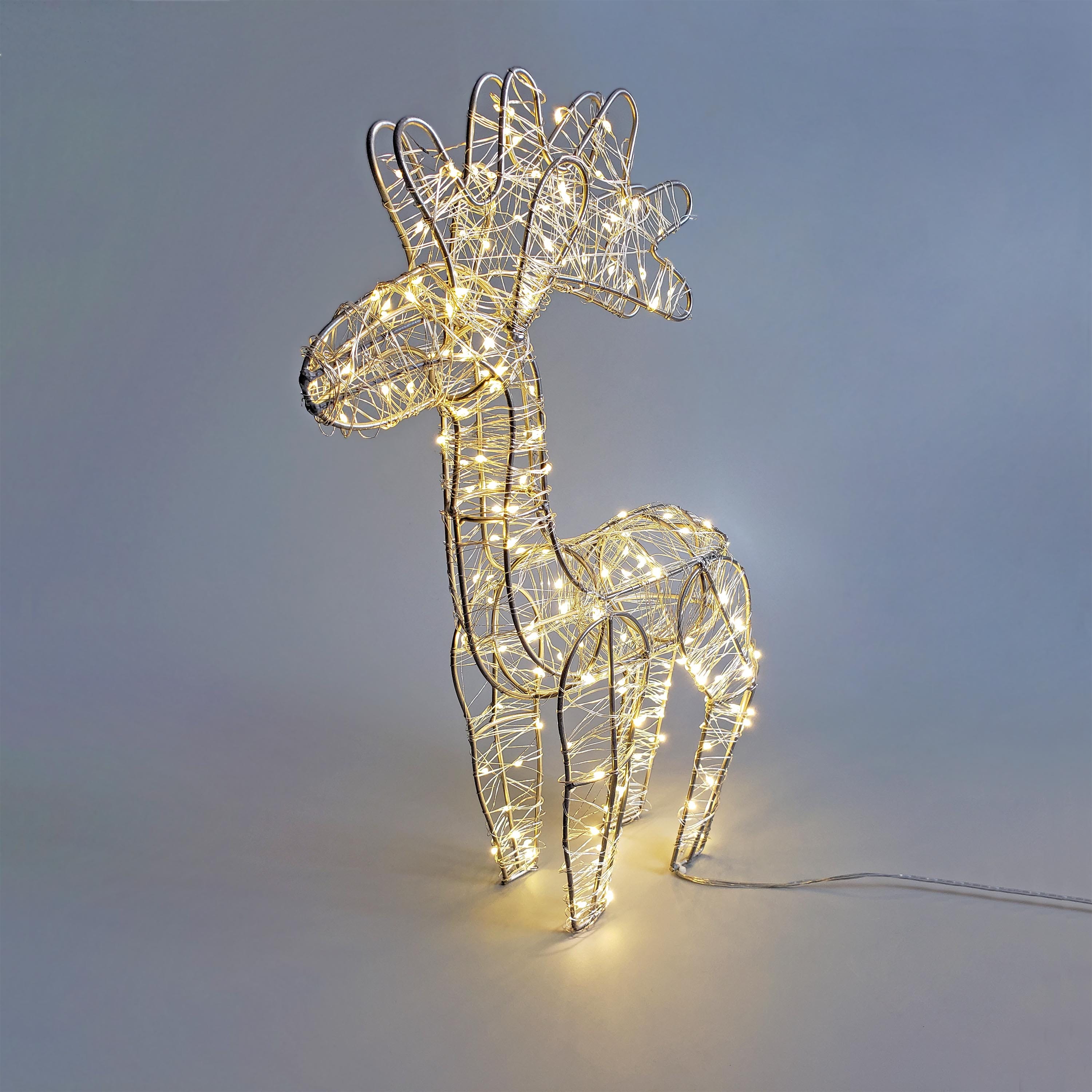 Lexi Lighting Christmas Figure 200 LED Micro Dual Colour LED Reindeer MIC007