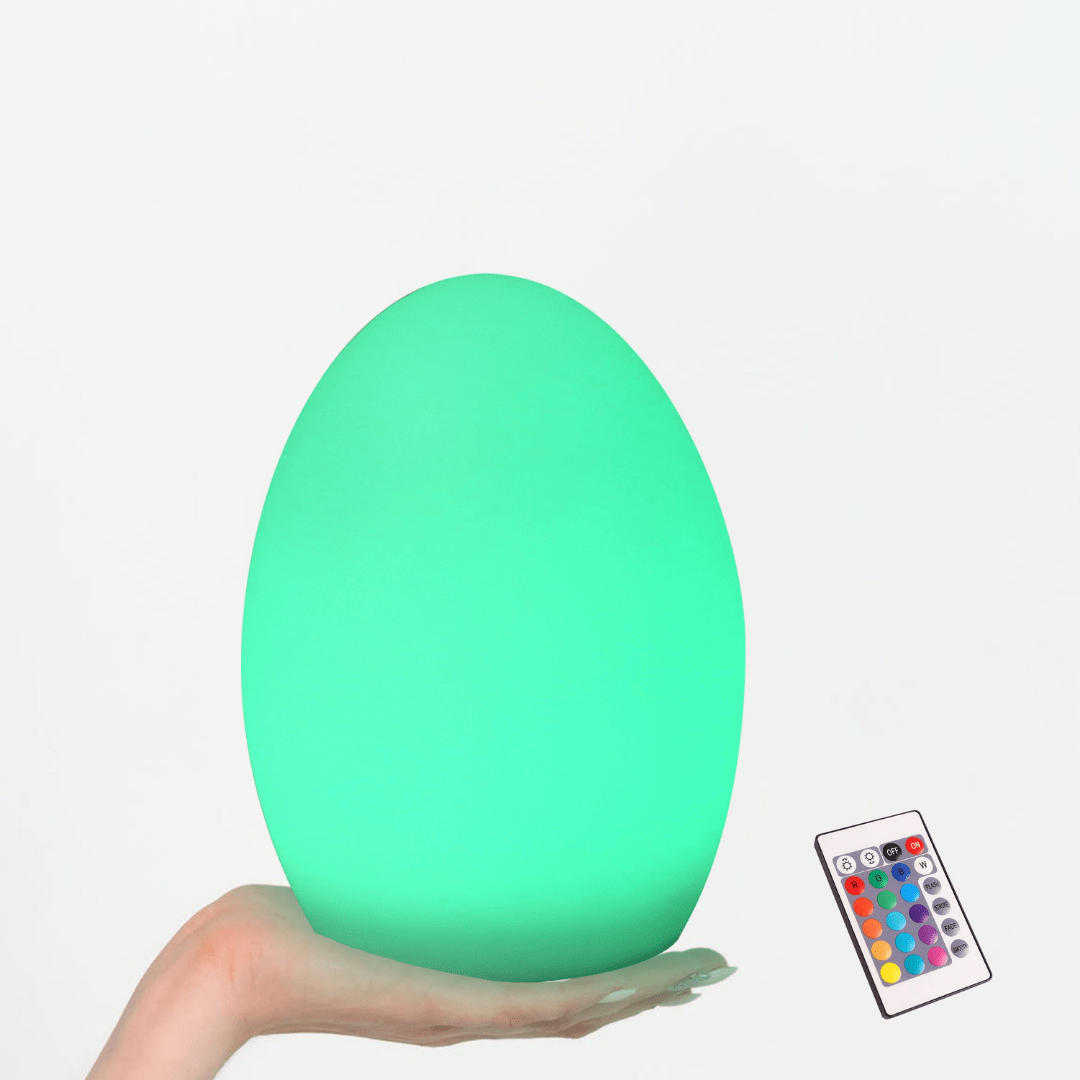 Lexi Lighting Table Lamp Egg Shape Colour Changing Wireless Indoor Outdoor Table Lamp LL0510