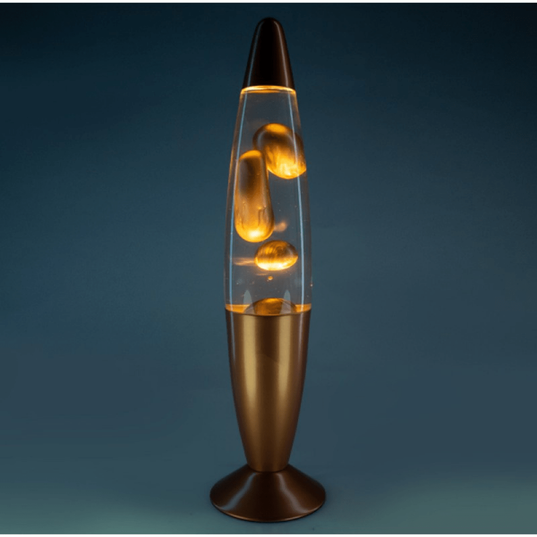 MDI Lava Lamp Gold Metallic Lava Lamps KLS-MML/GO