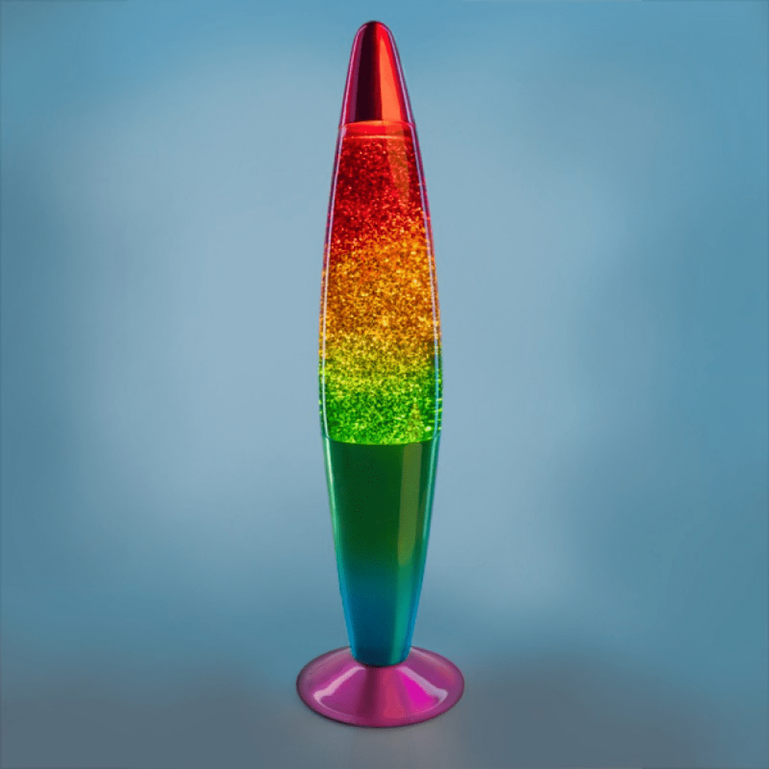 MDI Lava Lamp Rainbow Glitter Motion Lamp KLS-GL/RB