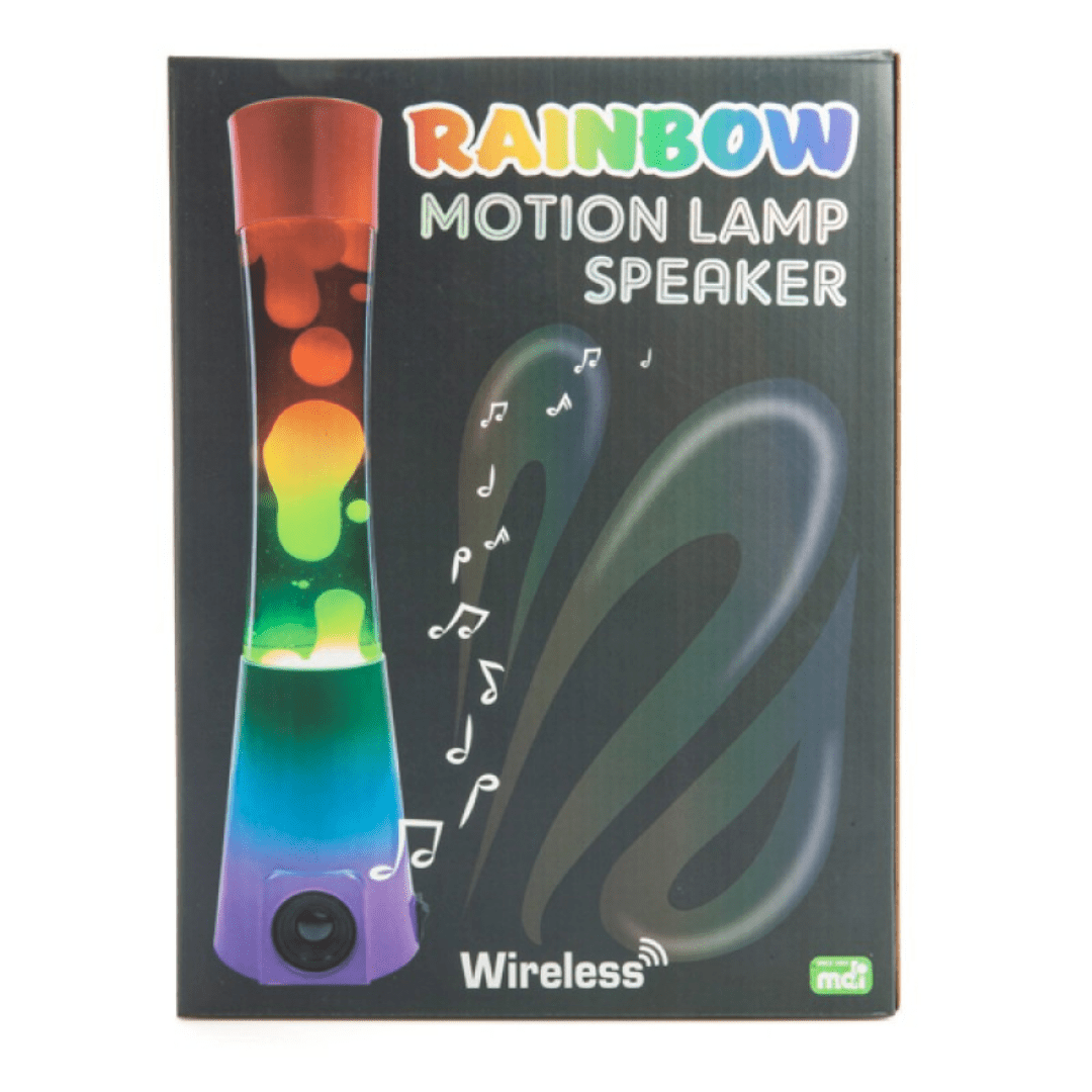 MDI Lava Lamp Rainbow Motion Lamp Bluetooth Speaker KLS-MLS/RB