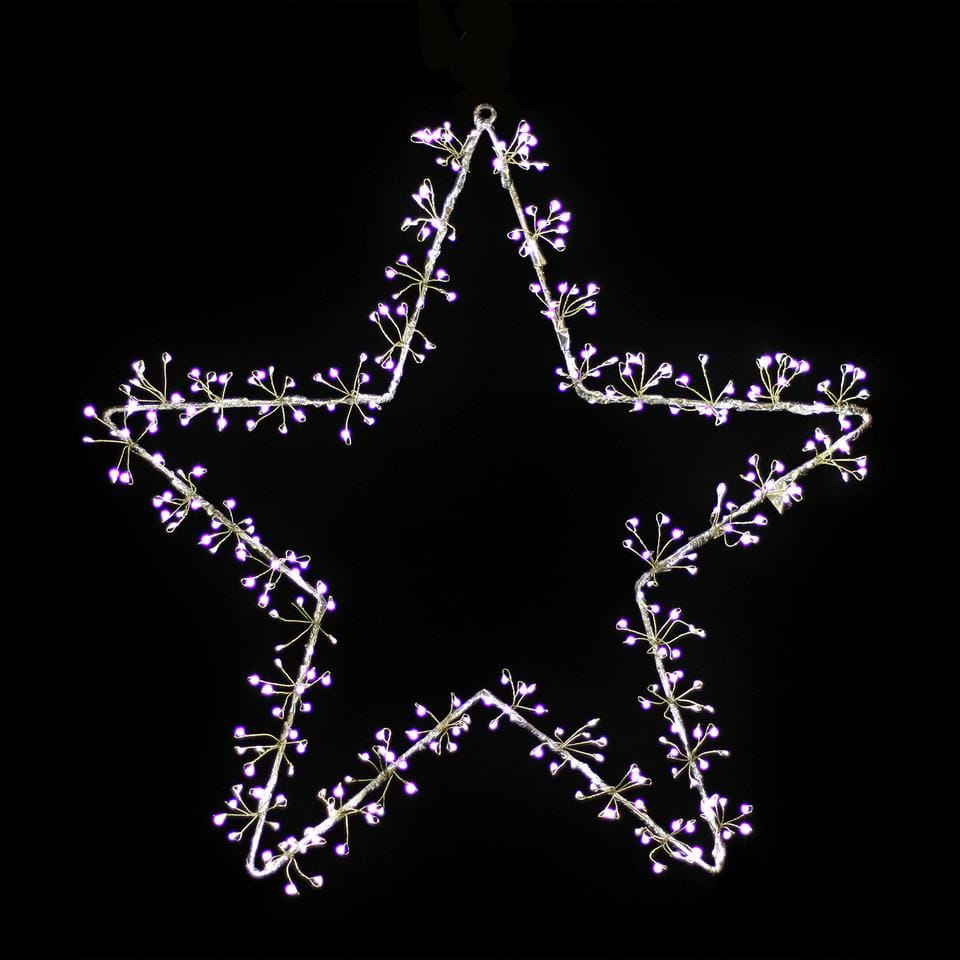 Promo Christmas Ceiling&Wall Decoration Starburst Star Christmas Display Wall Light - Dual Colour MIC005-P