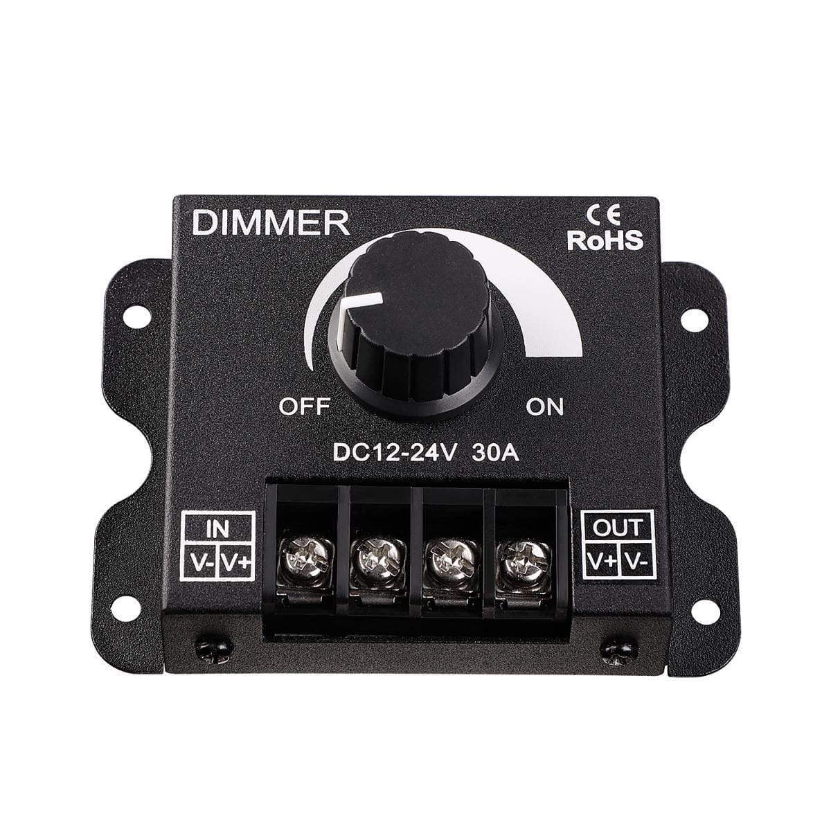 LiquidLEDs Lighting Dimmer PWM Dimming Switch for 12-24 Volt DC LED globes 12-24DIM