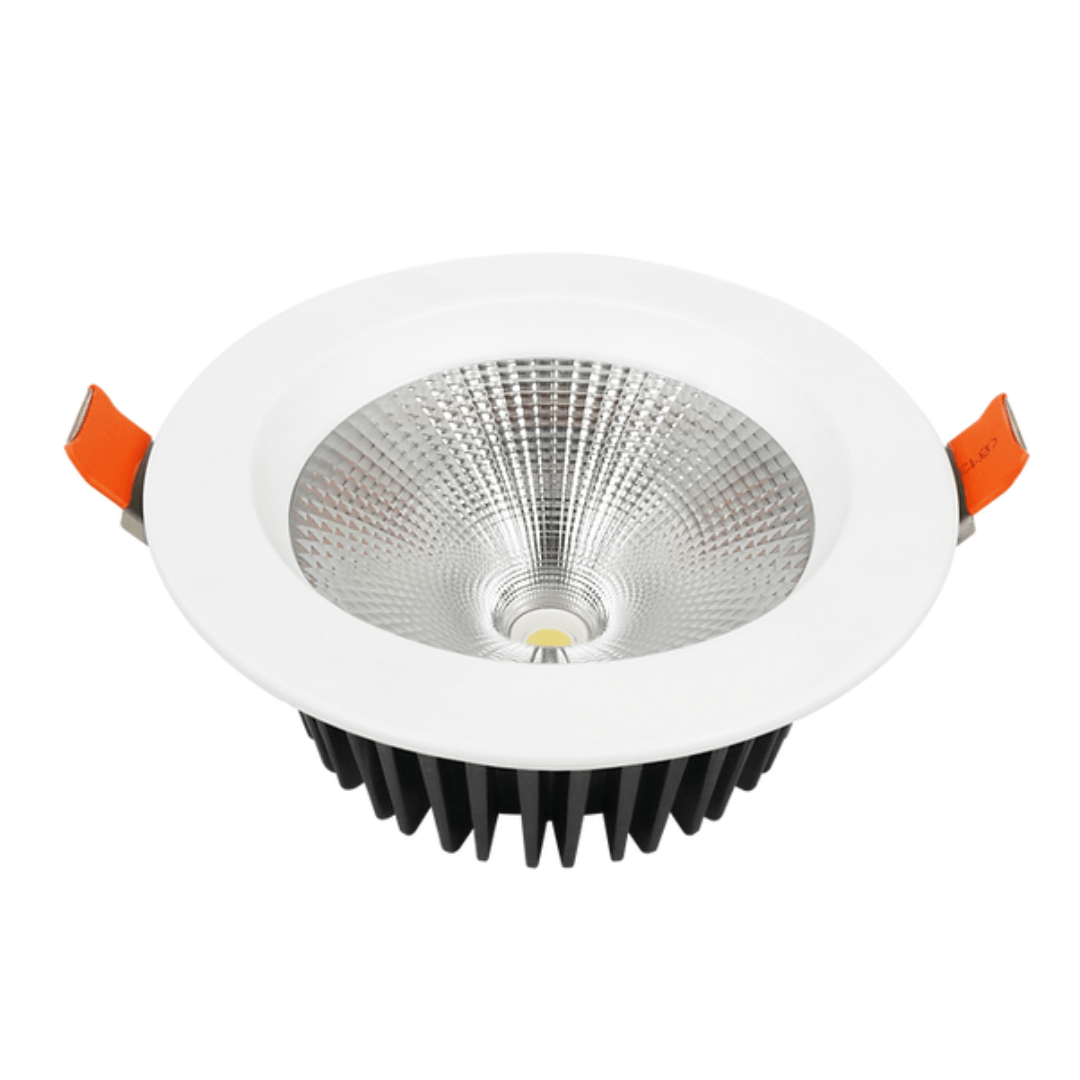 Qzao LED Downlight 20W COB Tri Colour Dimmable LED Downlight 160mm cut out QL8030