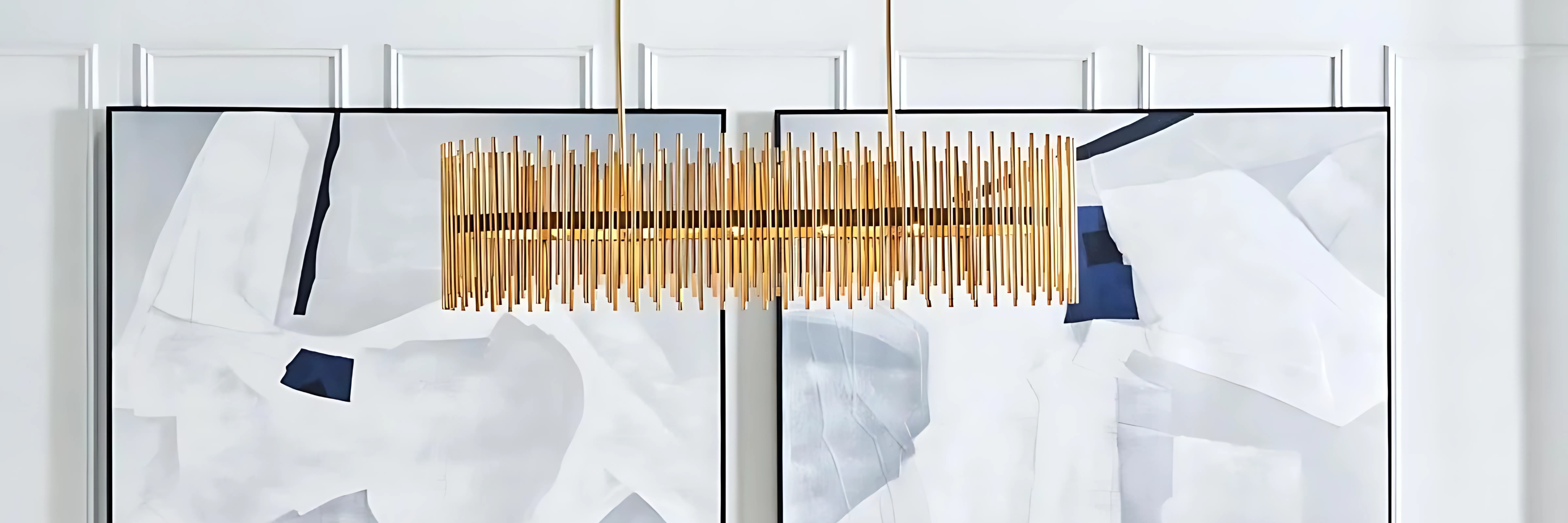 A stunning multi-light pendant illuminating a dining room table.