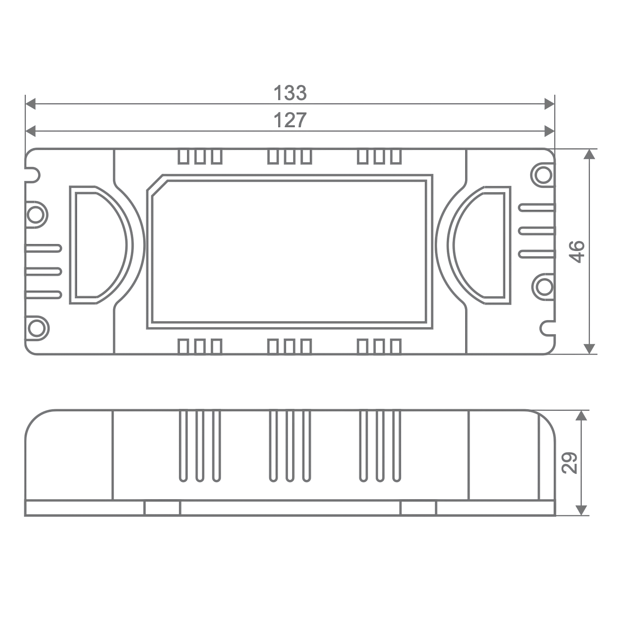 Green Earth Lighting Australia Power & Electrical Supplies 12V 60W IP20 Non-Dimmable Constant Voltage LED Driver 23174