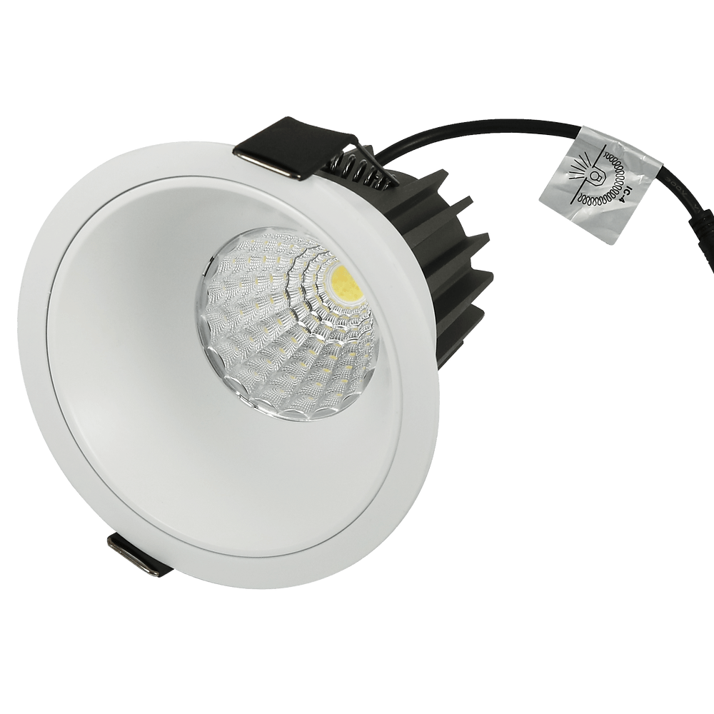 LC LED downlight INFINITE 212 12W Low Glare LED Downlight COB Cast Aluminium Dimmable 90mm cut out