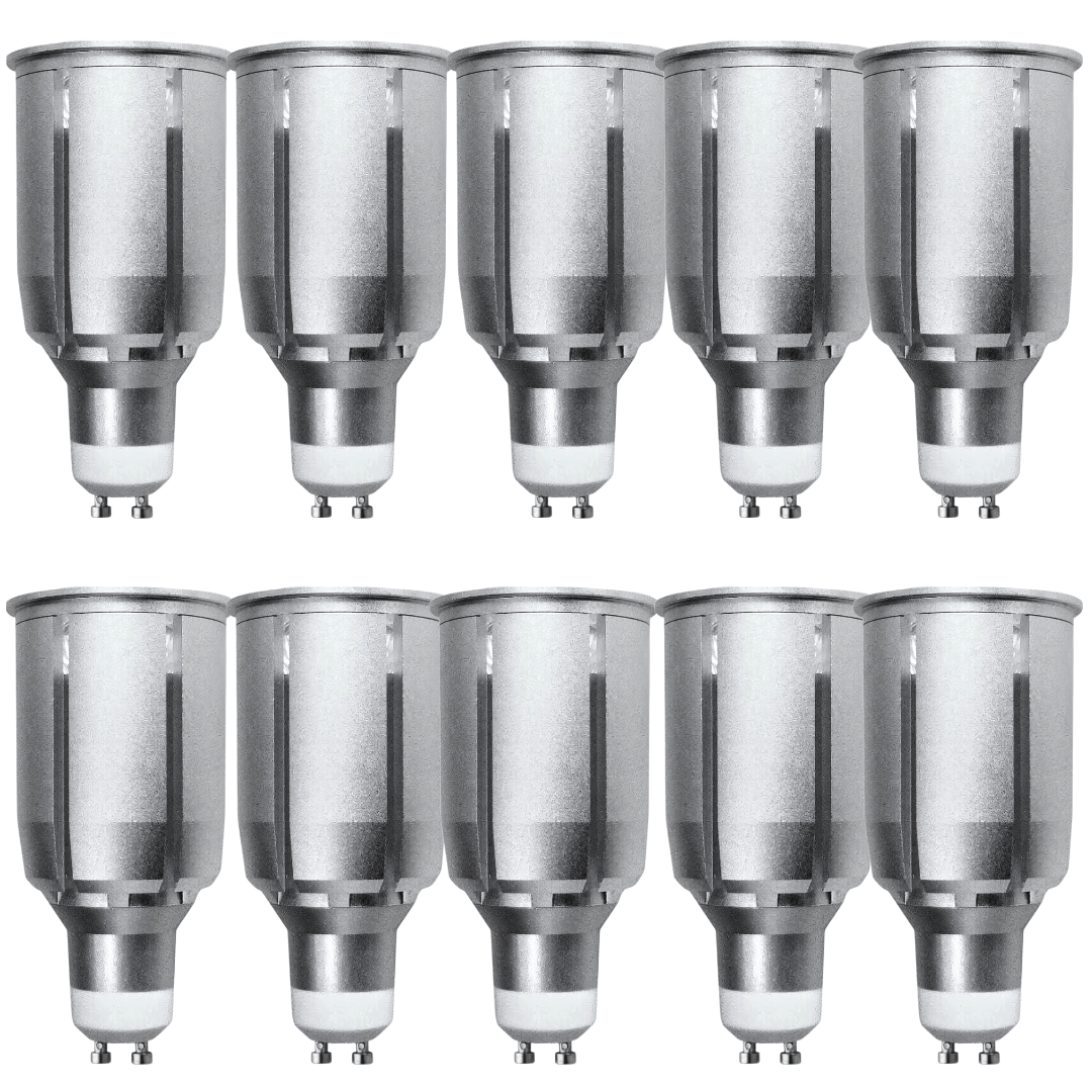 Green Earth Lighting Australia GU10 10 Pack 12W GU10 Non Dimmable Daylight LED Light Bulb 12WGU106K/10P