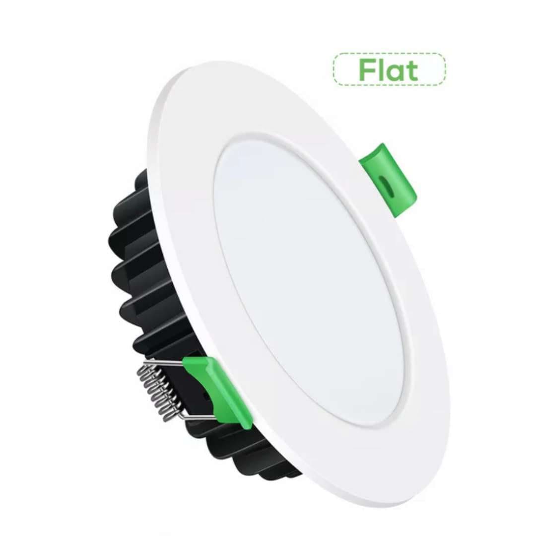 Qzao LED Downlight White KAKADU 13W Tri-Colour Dimmable LED Downlight 90mm cut out FAA1180A