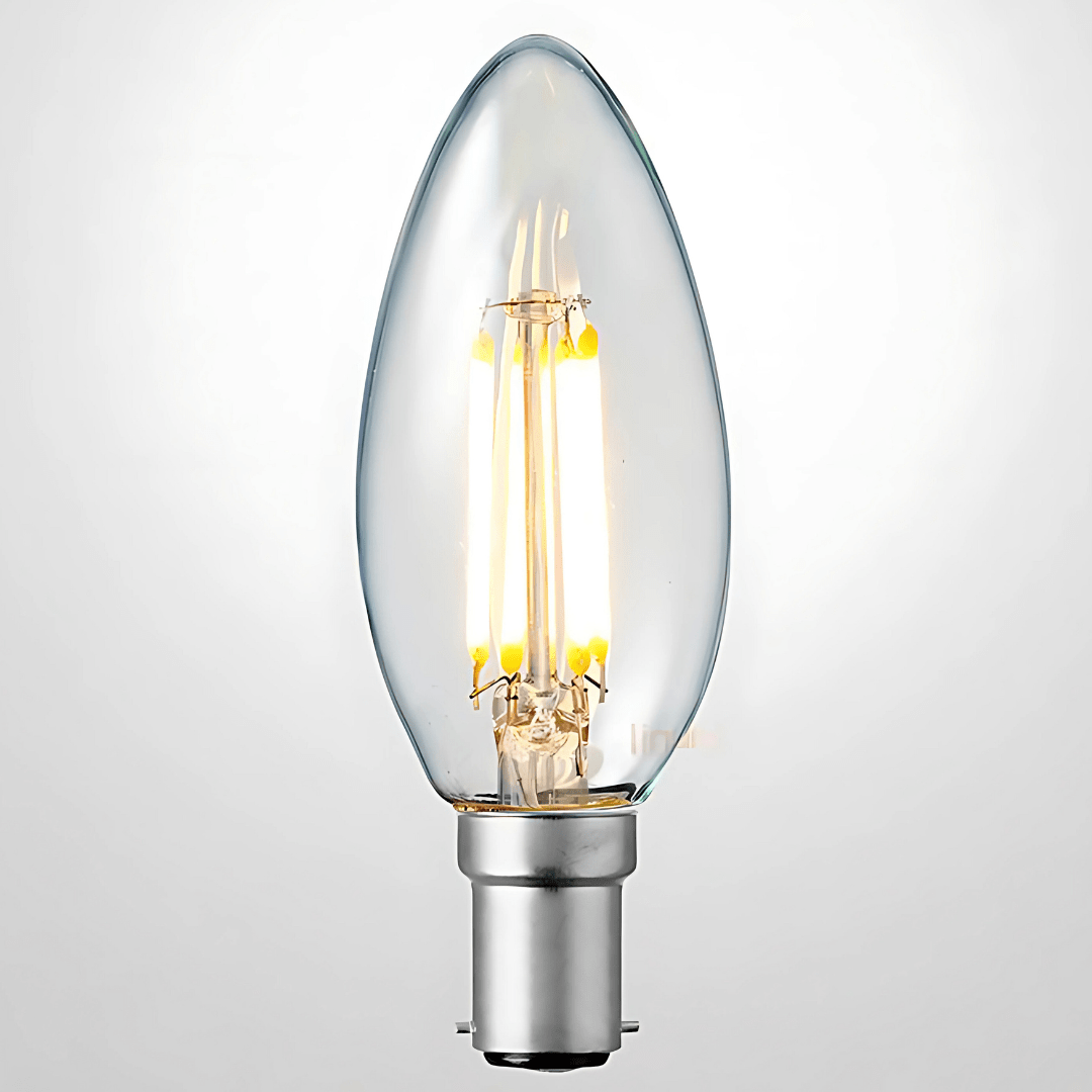 Green Earth Lighting Australia GLOBES 4.2W 470lm B15 Warm White Clear Dimmable LED Candle