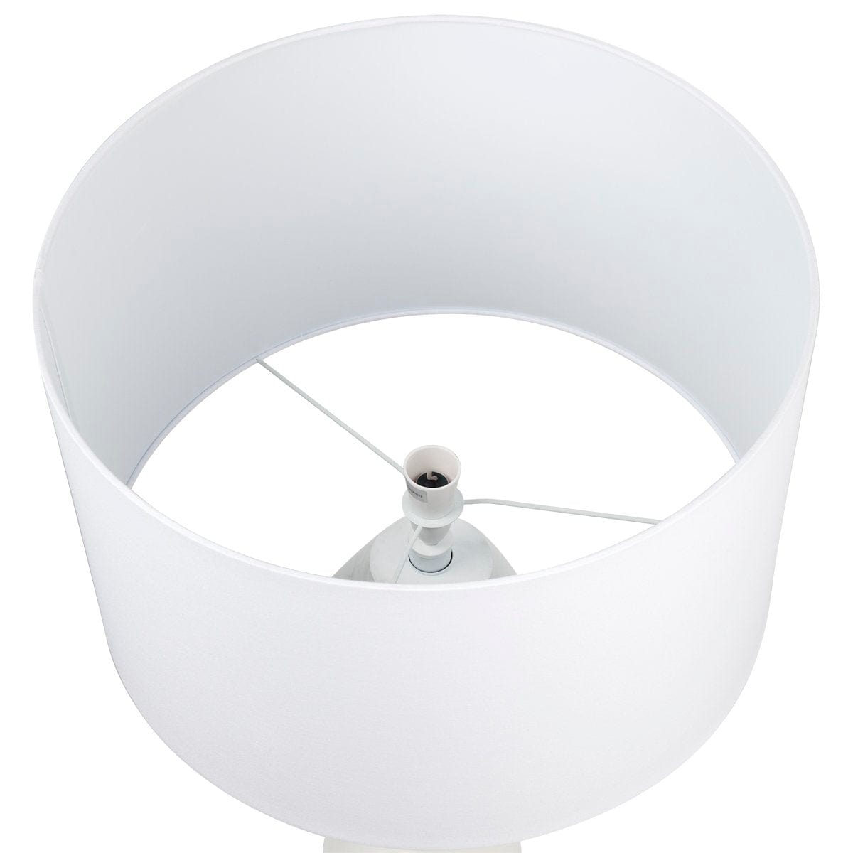 CAFE LIGHTING & LIVING Floor Standing Lamps Abstract Floor Lamp - White B12283