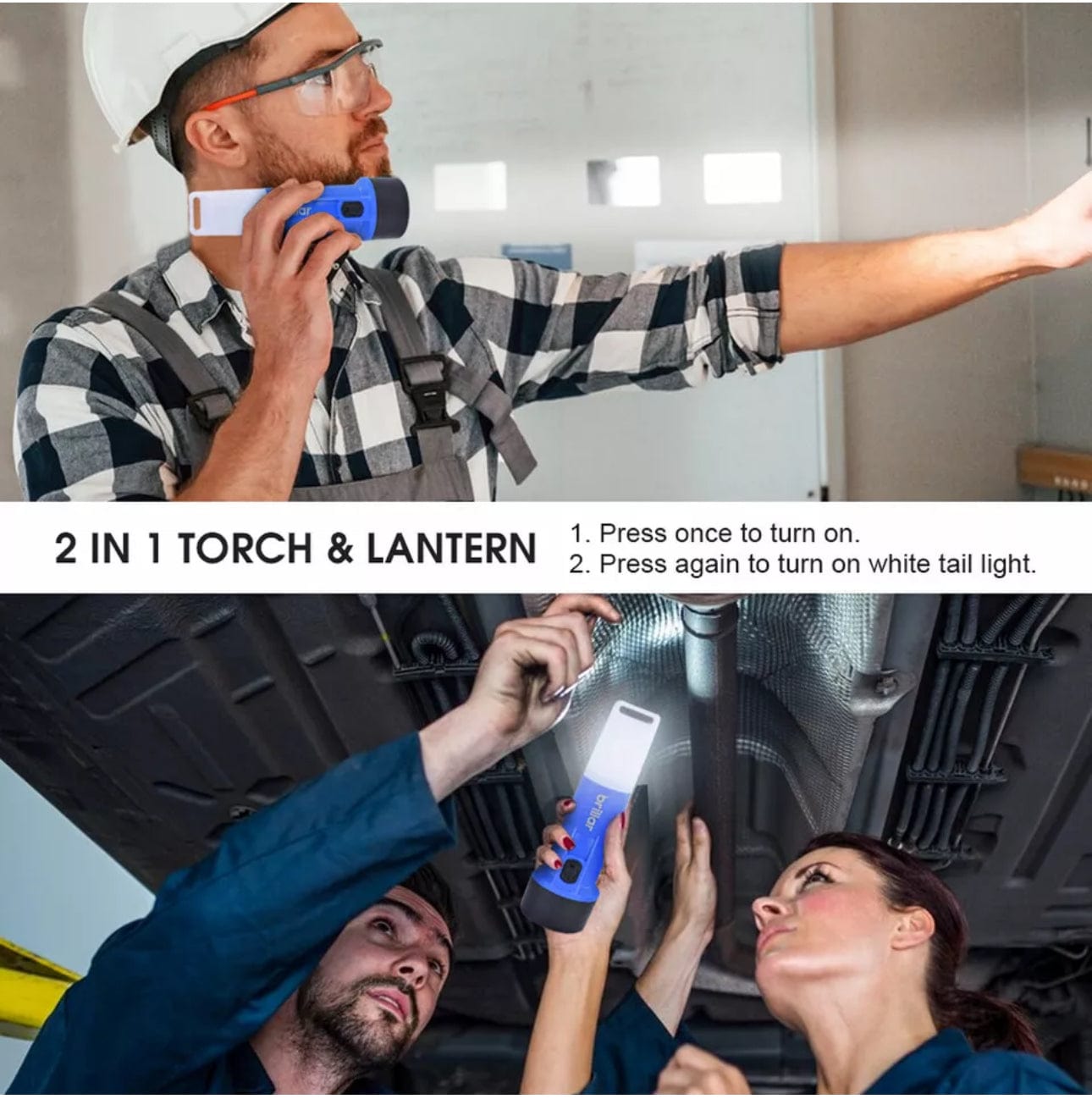 Brillar Camping Torch Dual Function Lantern Torch