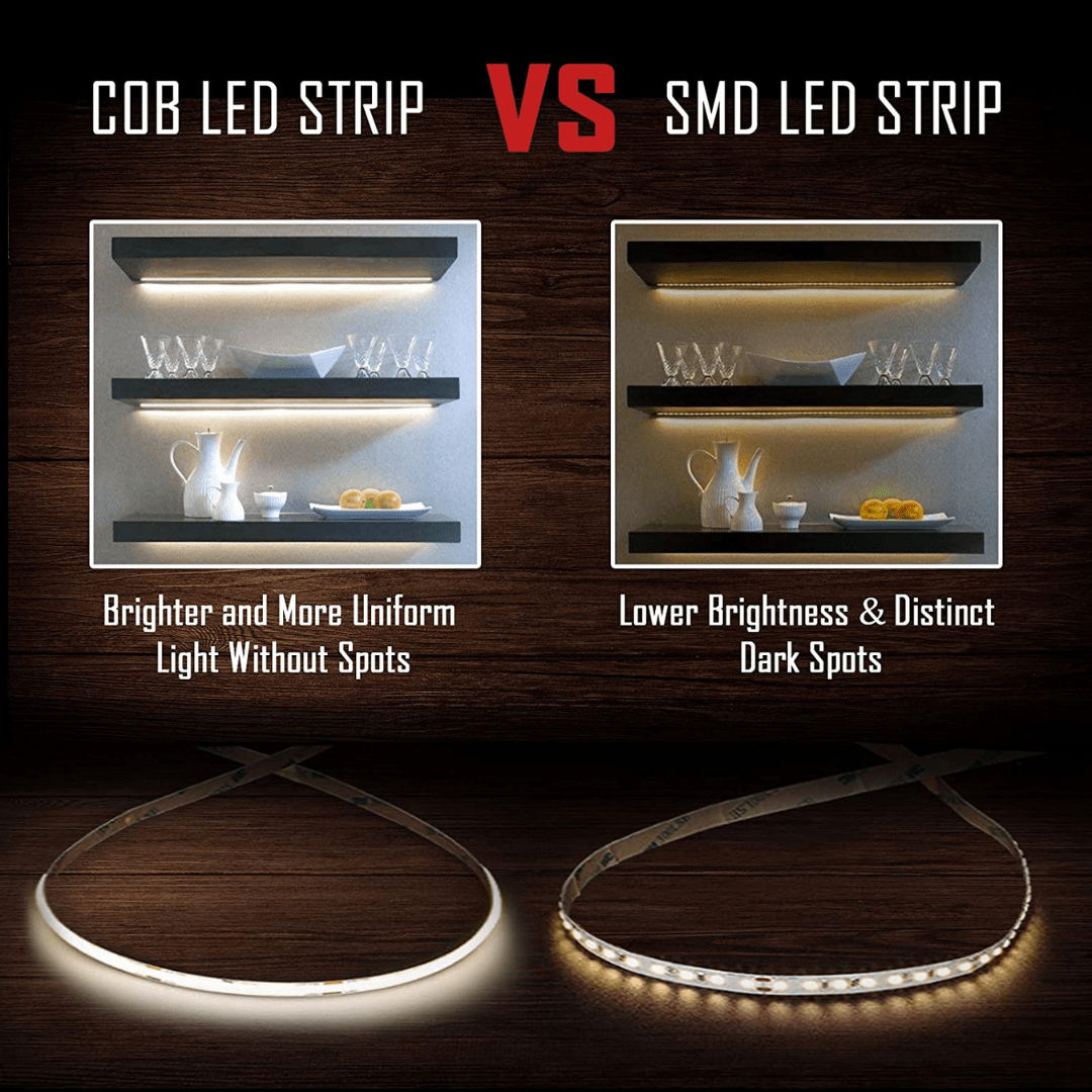 Indoor shop strip lights