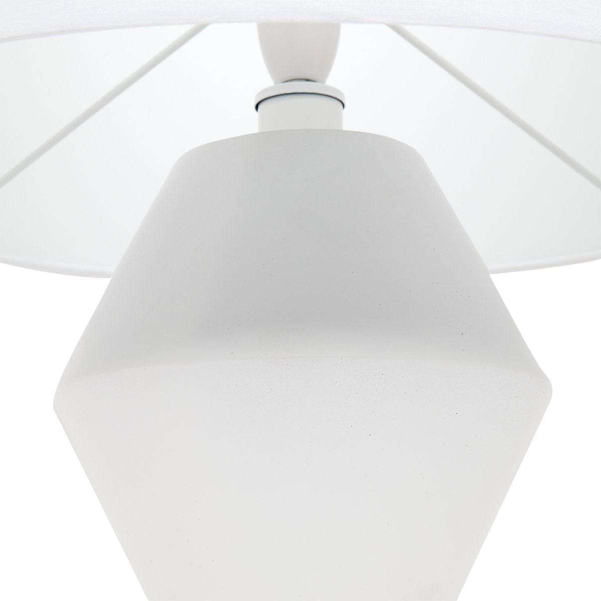 CAFE LIGHTING & LIVING Table Lamp Abstract Table Lamp - White 12281