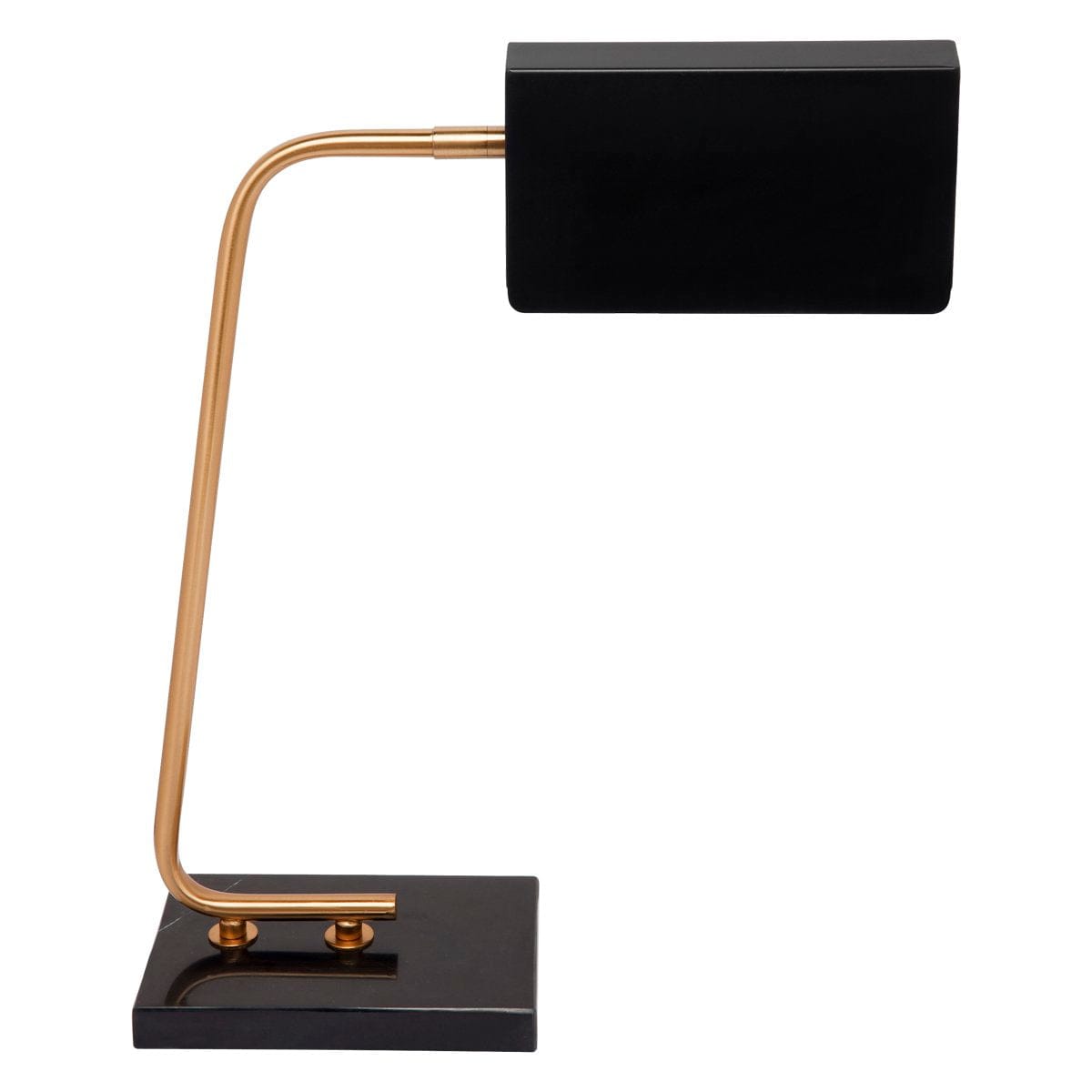 CAFE LIGHTING & LIVING Table Lamp Belfast Marble Desk Lamp - Black 12350