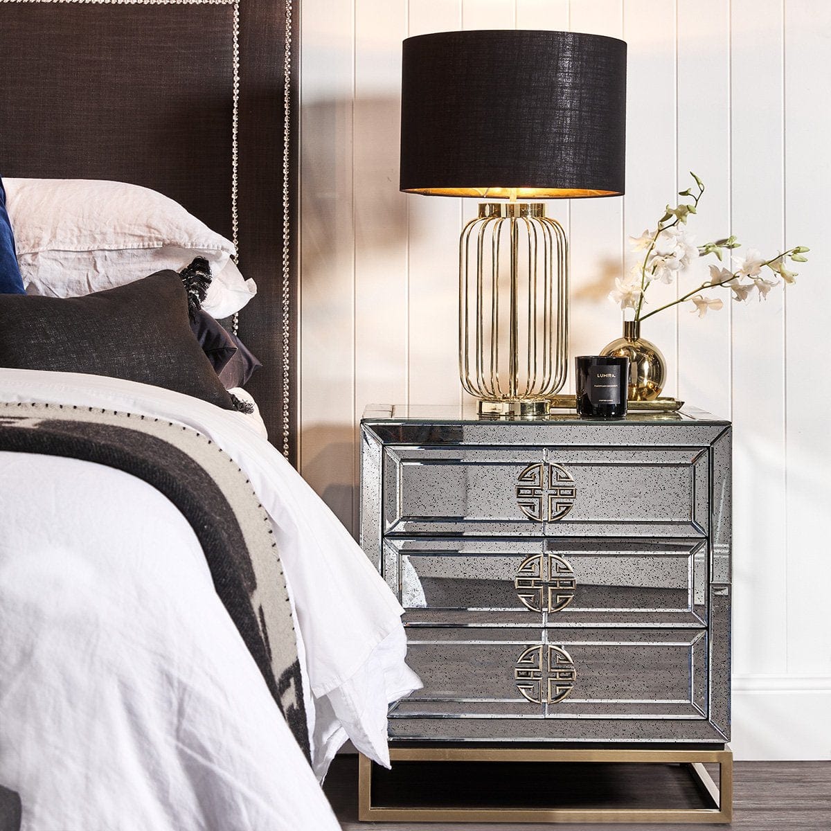 CAFE LIGHTING & LIVING Table Lamp Cleo Table Lamp - Gold 11563