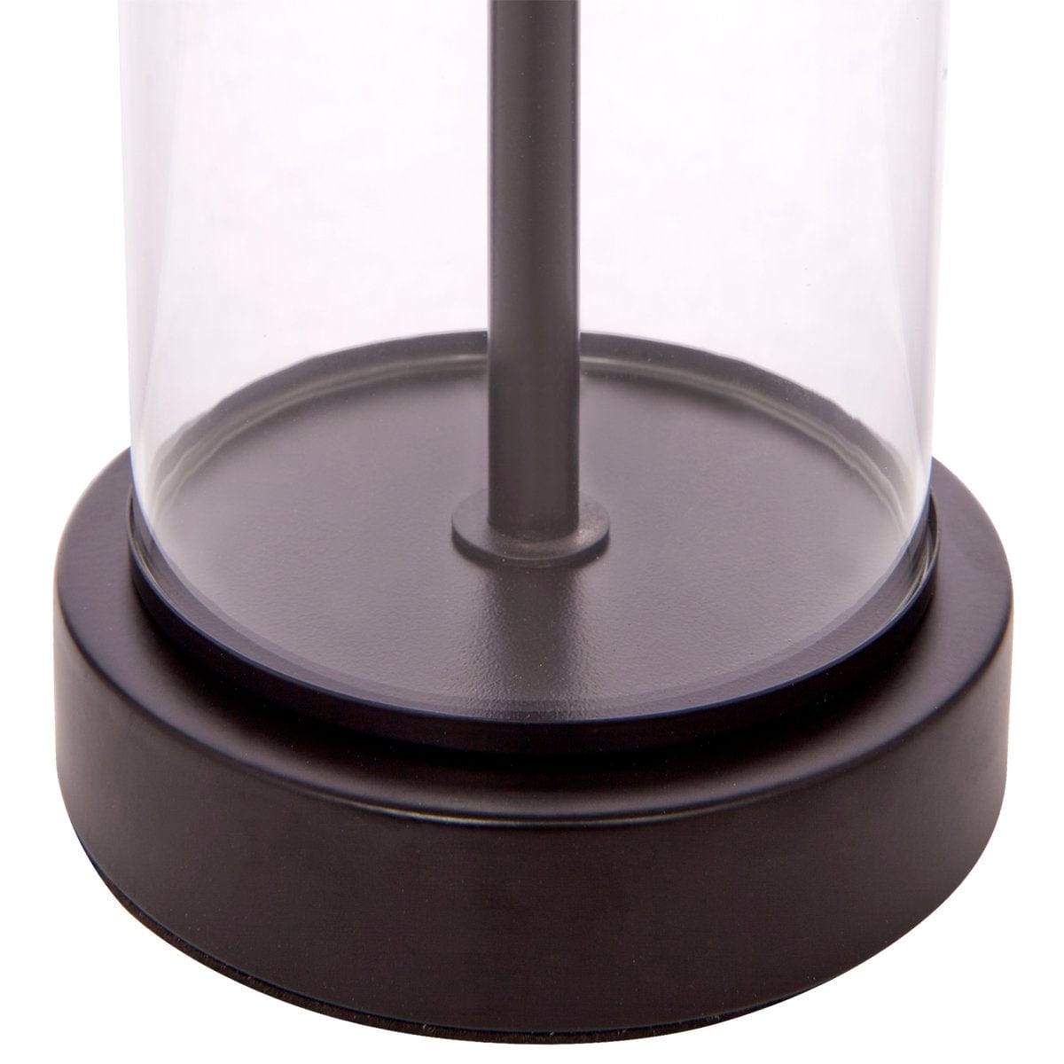 CAFE LIGHTING & LIVING Table Lamp East Side Table Lamp - Black with White Shade 12360