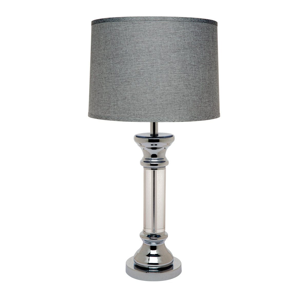 CAFE LIGHTING & LIVING Table Lamp Figaro Chrome Table Lamp - Silver 12304