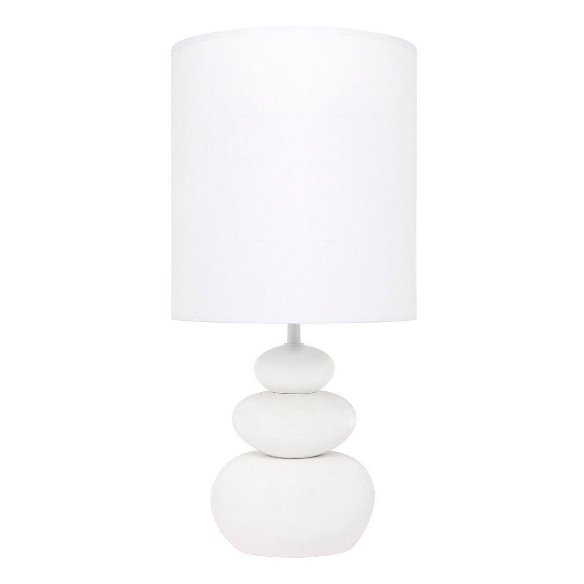 CAFE LIGHTING & LIVING Table Lamp Koa Table Lamp - White Matt Ceramic 12231