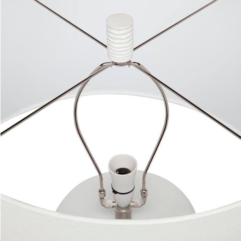 CAFE LIGHTING & LIVING Table Lamp Matisse Table Lamp - White w White Shade 12252