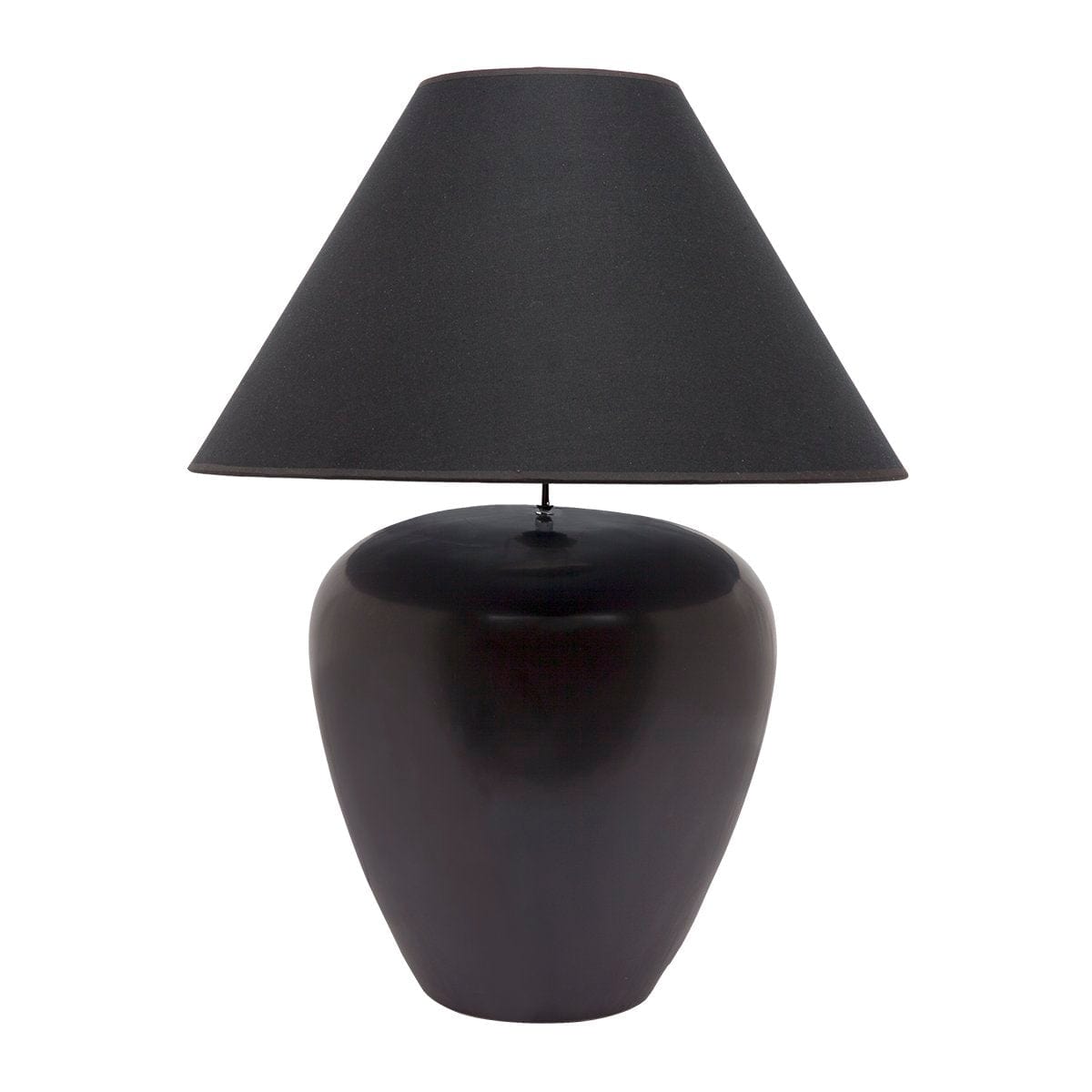 CAFE LIGHTING & LIVING Table Lamp Picasso Table Lamp - Black w Black Shade B13295