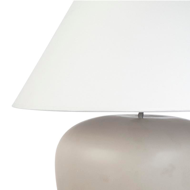 CAFE LIGHTING & LIVING Table Lamp Picasso Table Lamp - Natural w White Shade B13287