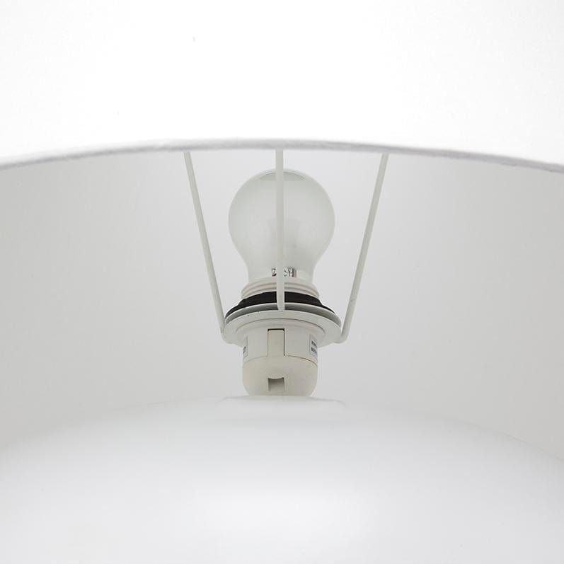 CAFE LIGHTING & LIVING Table Lamp Picasso Table Lamp - White w White Shade B13285