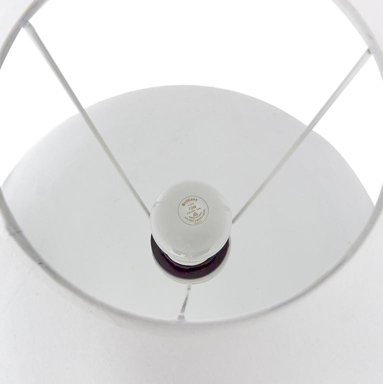 CAFE LIGHTING & LIVING Table Lamp Picasso Table Lamp - White w White Shade B13285