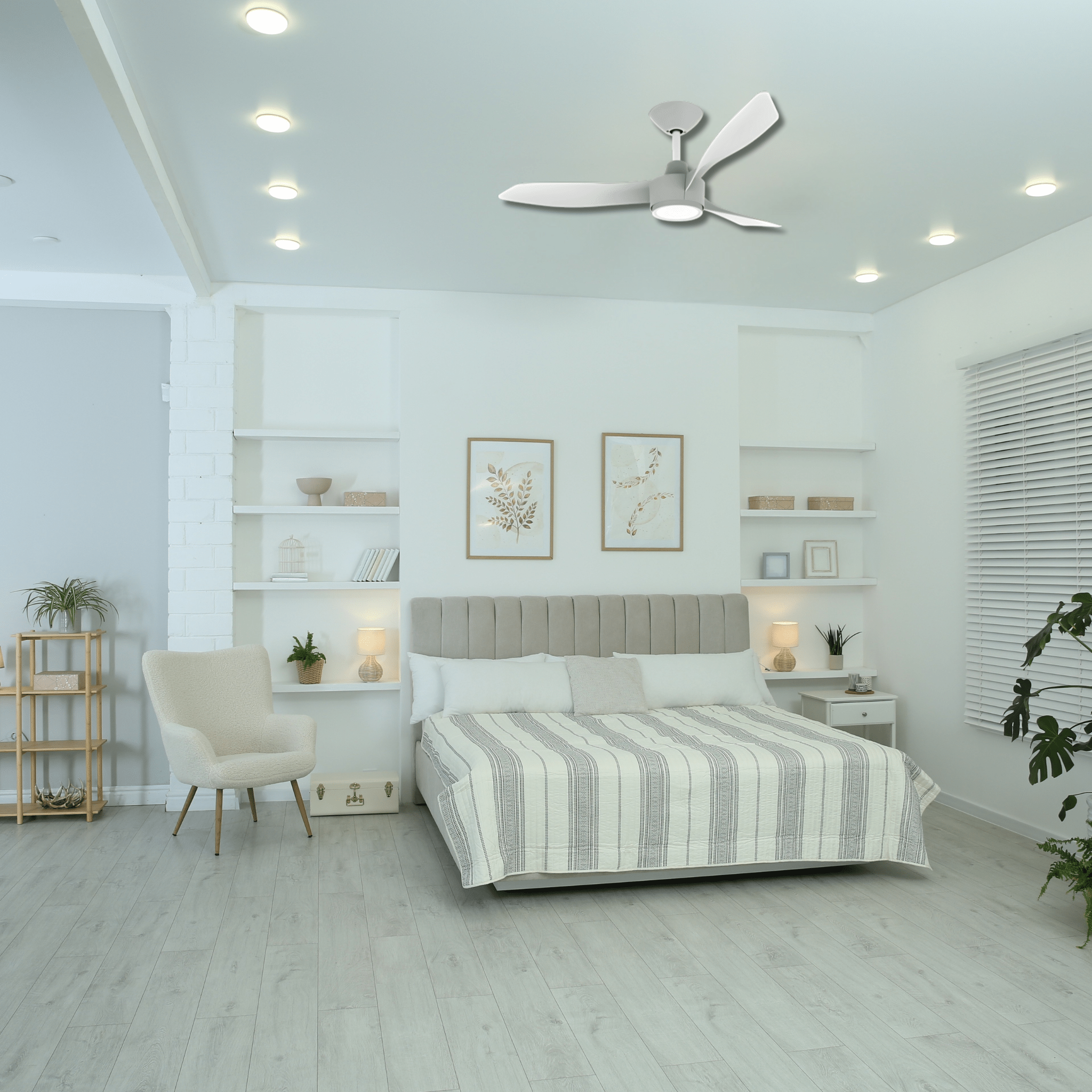 Green Earth Lighting Australia Lighting Accessories BLAST LED Trio Ceiling Fan Light Kit