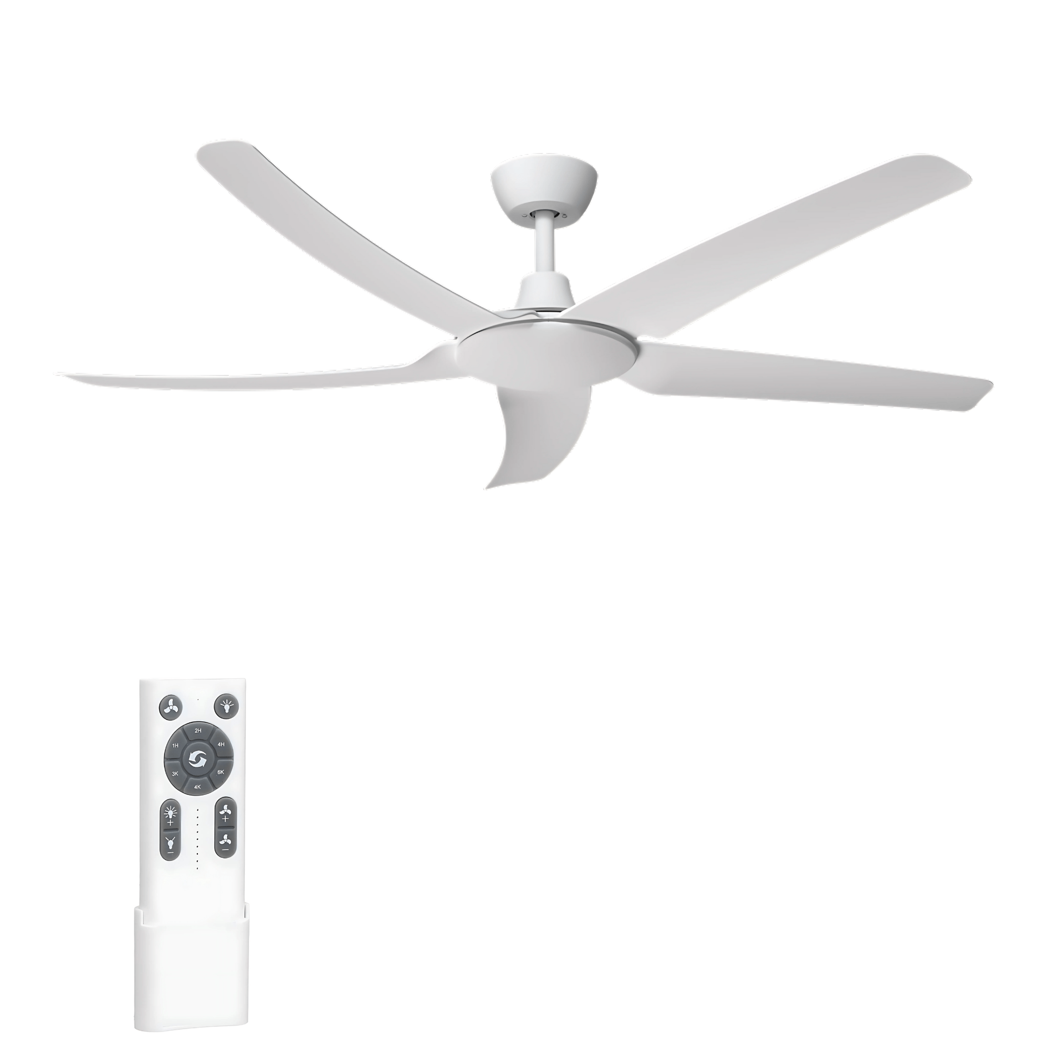 Green Earth Lighting Australia Ceiling Fan HOVER 56" White DC Ceiling Fan with Remote 60061