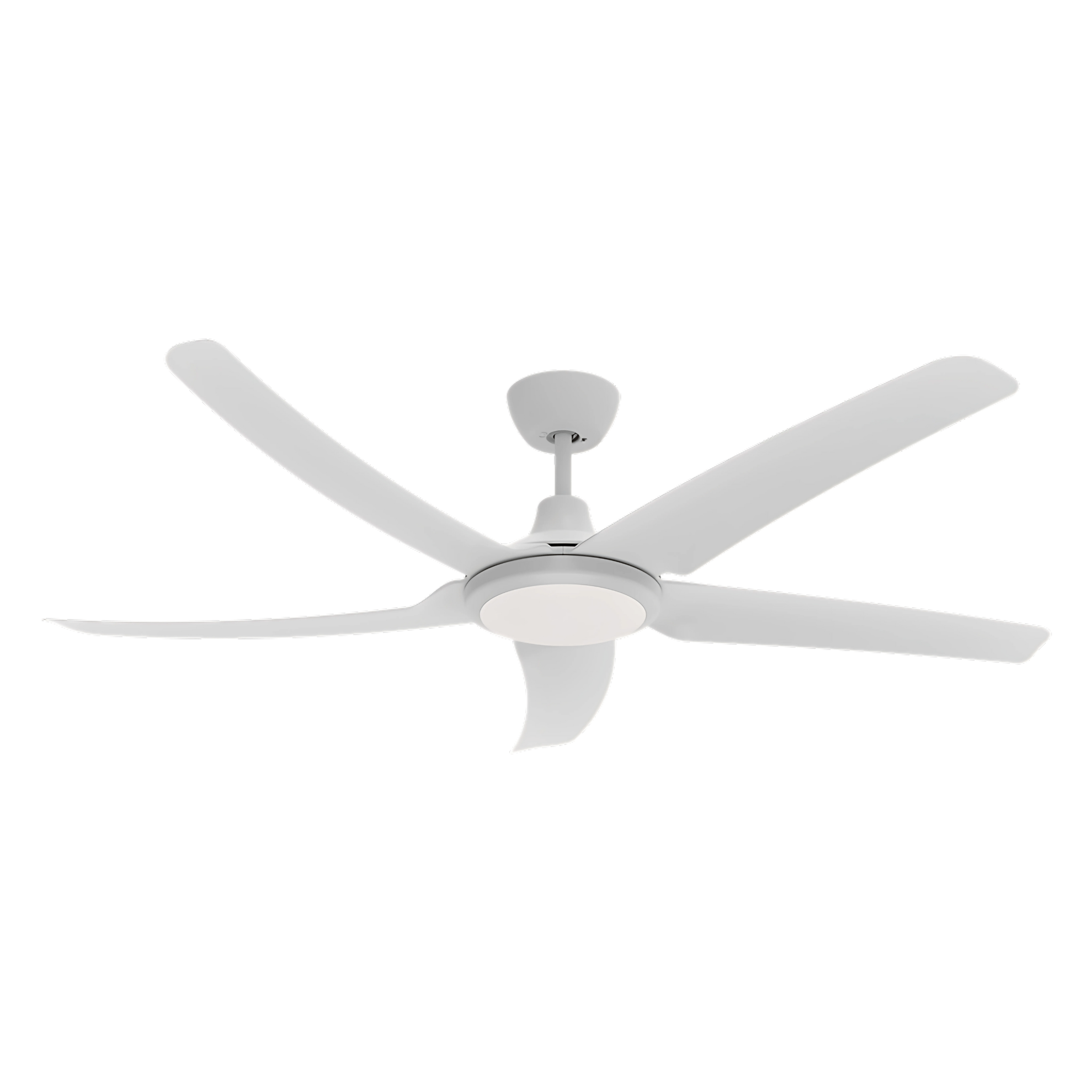 Green Earth Lighting Australia Ceiling Fan HOVER 56" White DC Ceiling Fan with Remote & CCT LED Light 60071