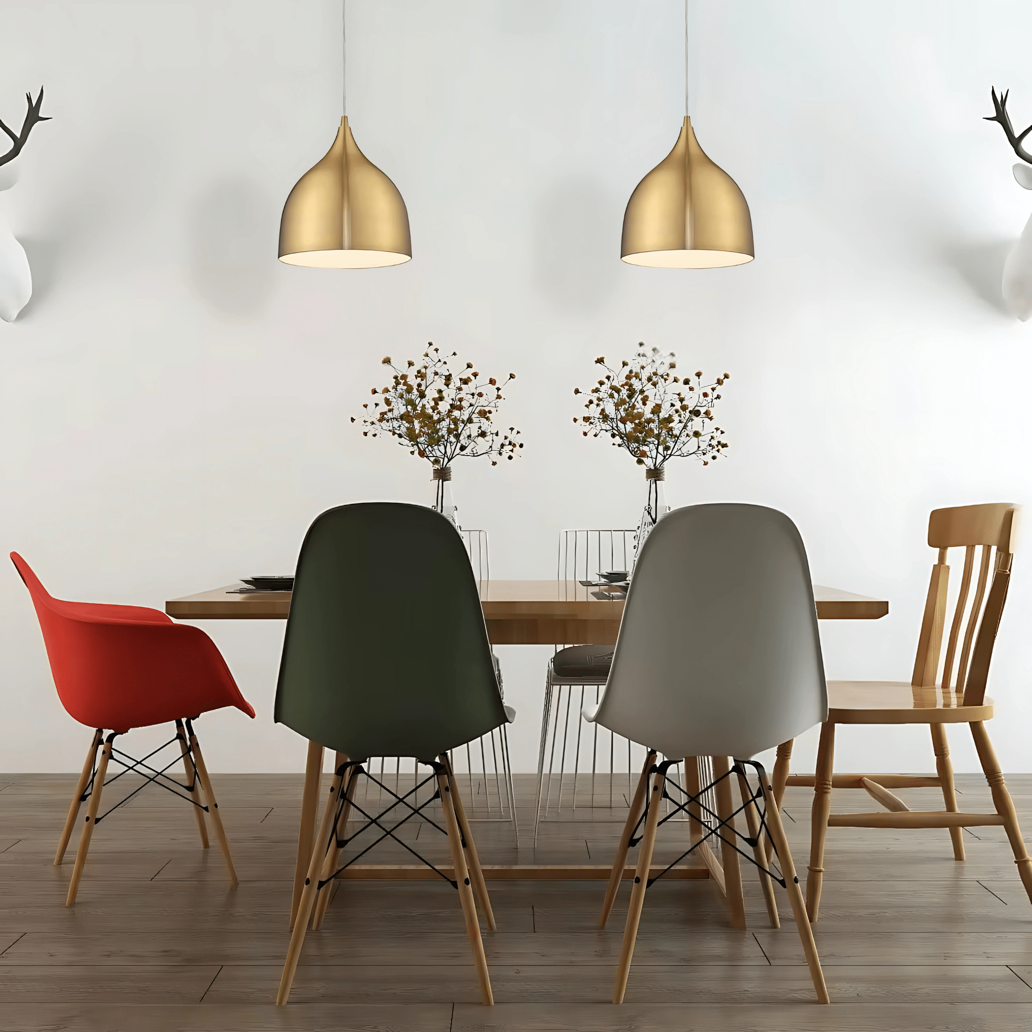 Green Earth Lighting Australia Home & Garden > Lighting Fixtures Jade 220 Brushed Brass Pendant 31412