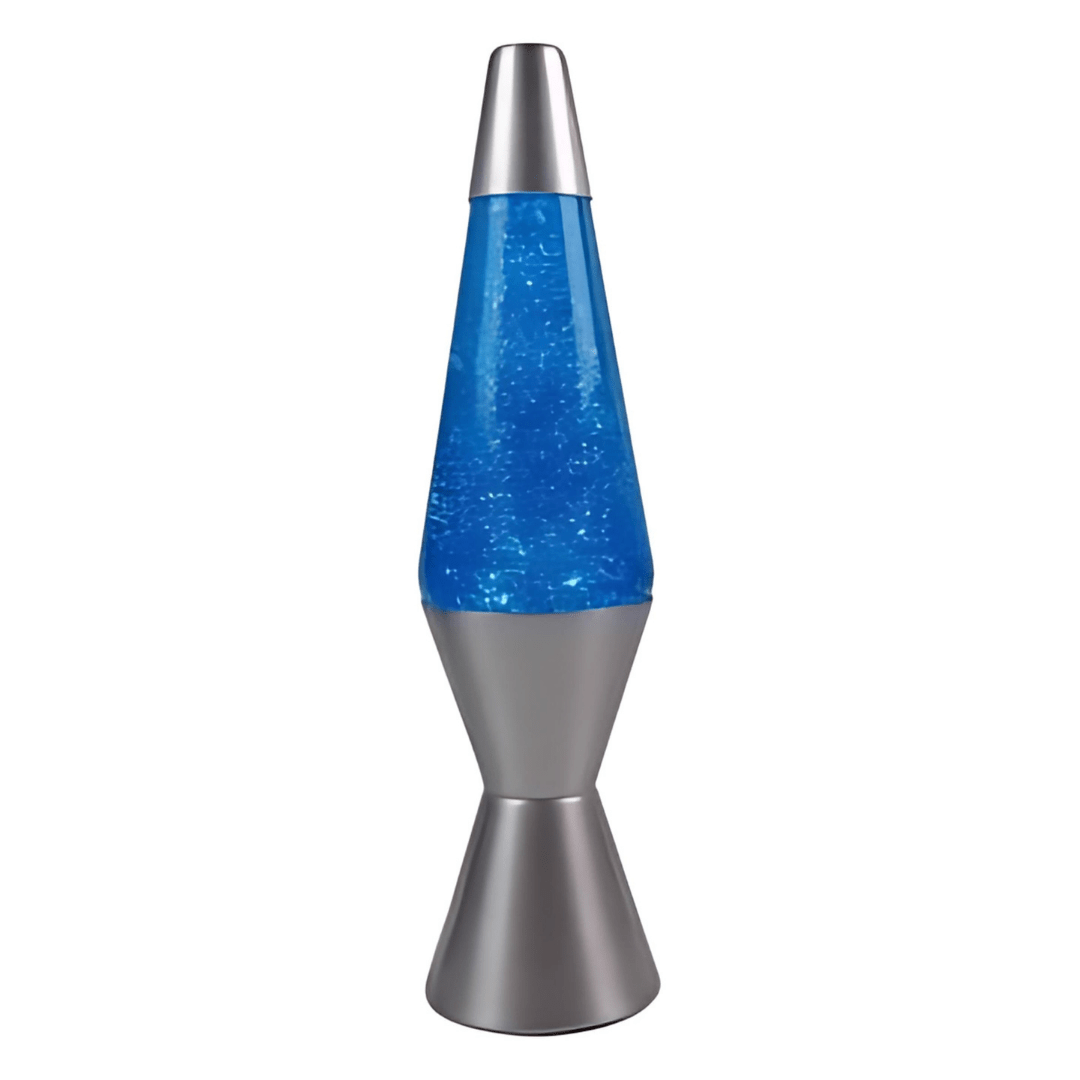 EOE Special Effects Lighting Lava Lamp Diamond Motion Large 37cm - Blue Glitter KM802AG