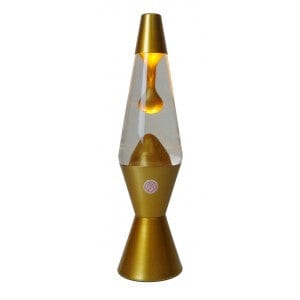 EOE Special Effects Lighting Metallic Gold Lava Lamp KM802N5