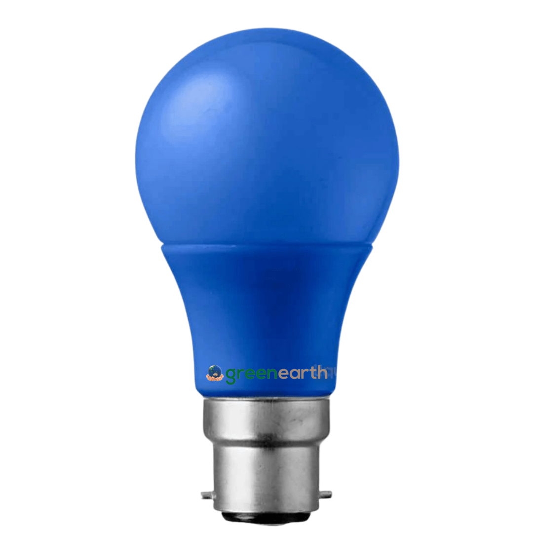 Green Earth LED Globes 5W = 40W B22 Blue BCBLUE