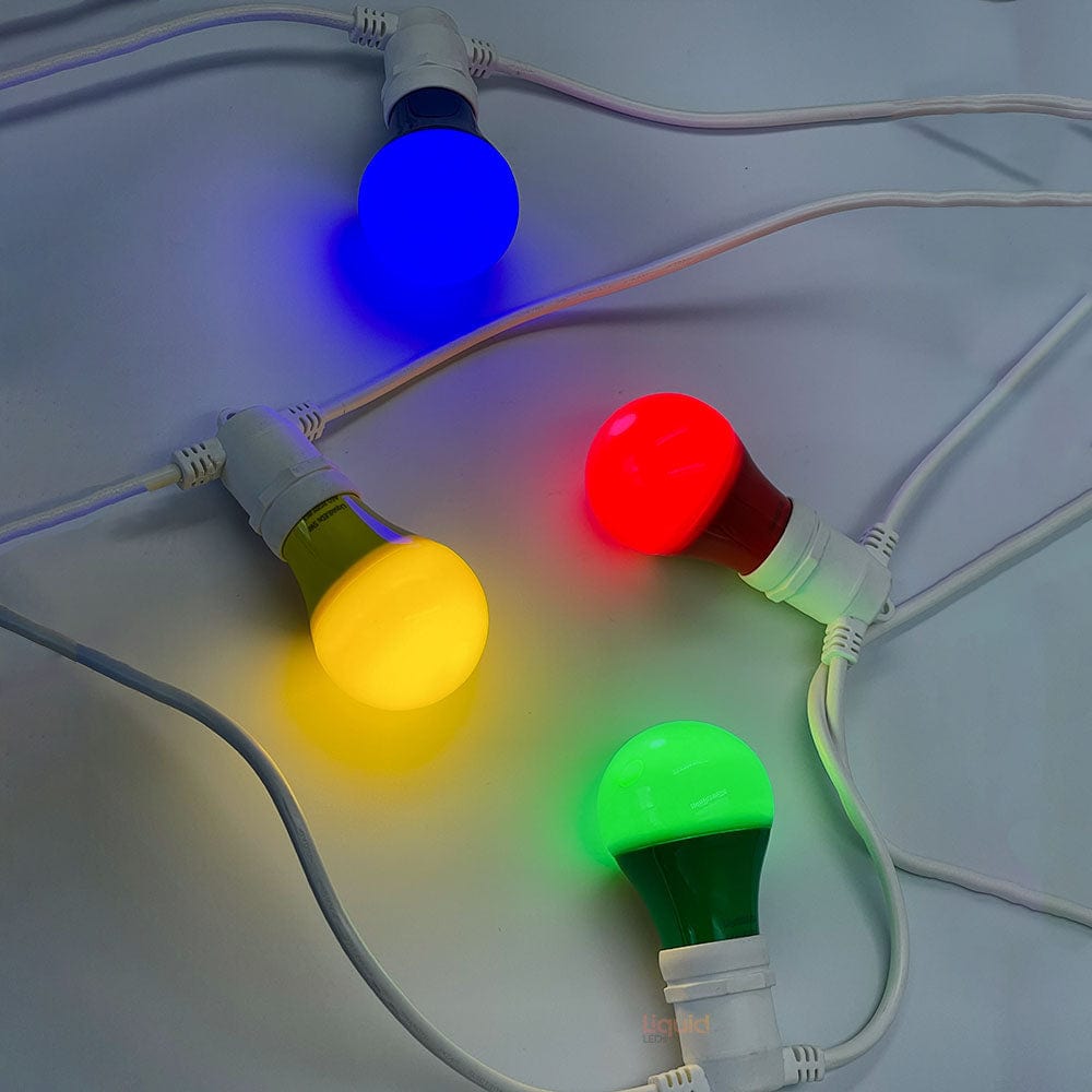 Green Earth LED Globes 5W = 40W B22 Red BCRED